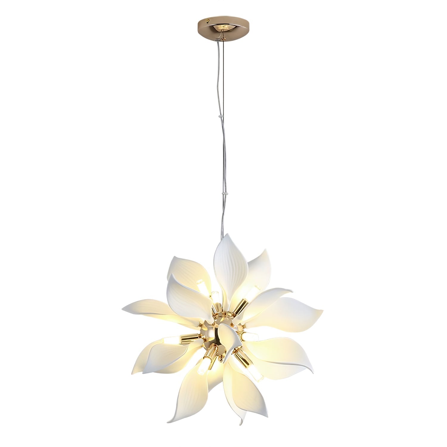 Lustra Pendant Lamp Ceramic Petals Blooming - Letslighting