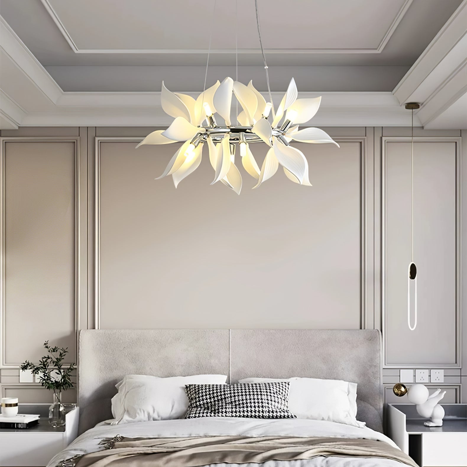 Lustra Pendant Lamp Ceramic Petals Blooming - Letslighting
