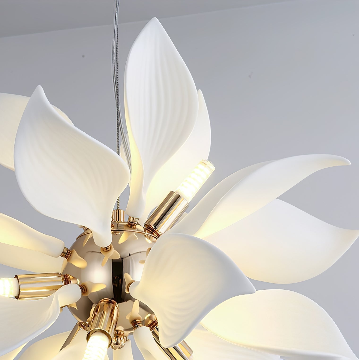 Lustra Pendant Lamp Ceramic Petals Blooming - Letslighting