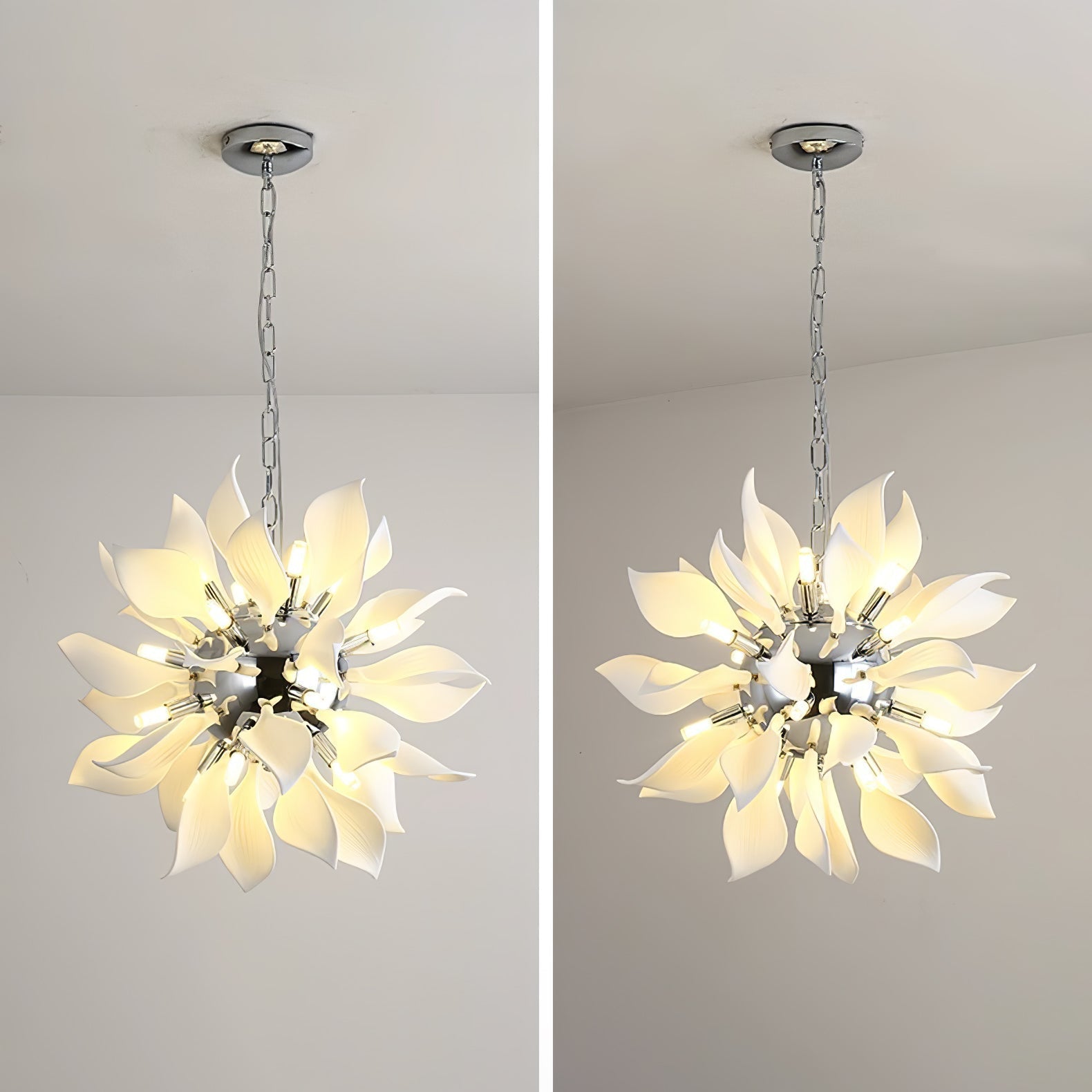 Lustra Pendant Lamp Ceramic Petals Blooming - Letslighting
