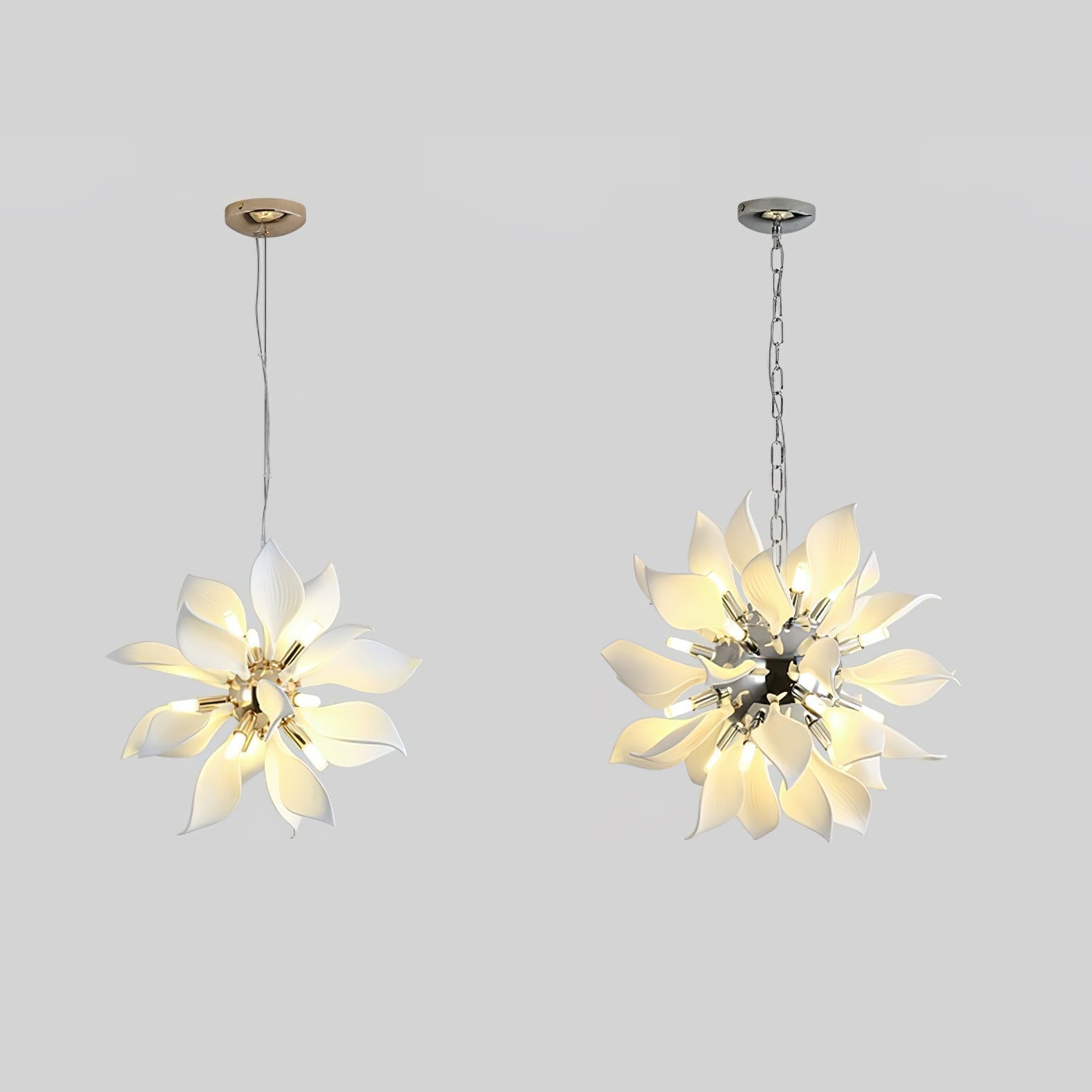 Lustra Pendant Lamp Ceramic Petals Blooming - Letslighting