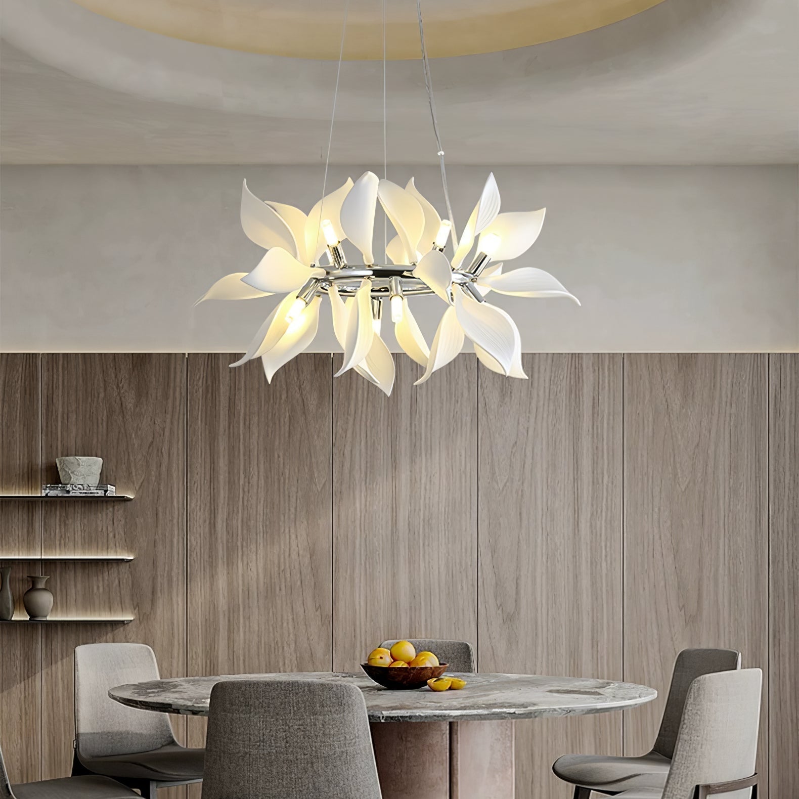 Lustra Pendant Lamp Ceramic Petals Blooming - Letslighting