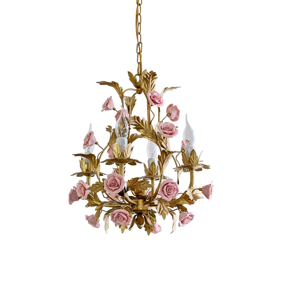 Ember Postmodern Luxury Rose Flower Ceramic Chandelier - Letslighting