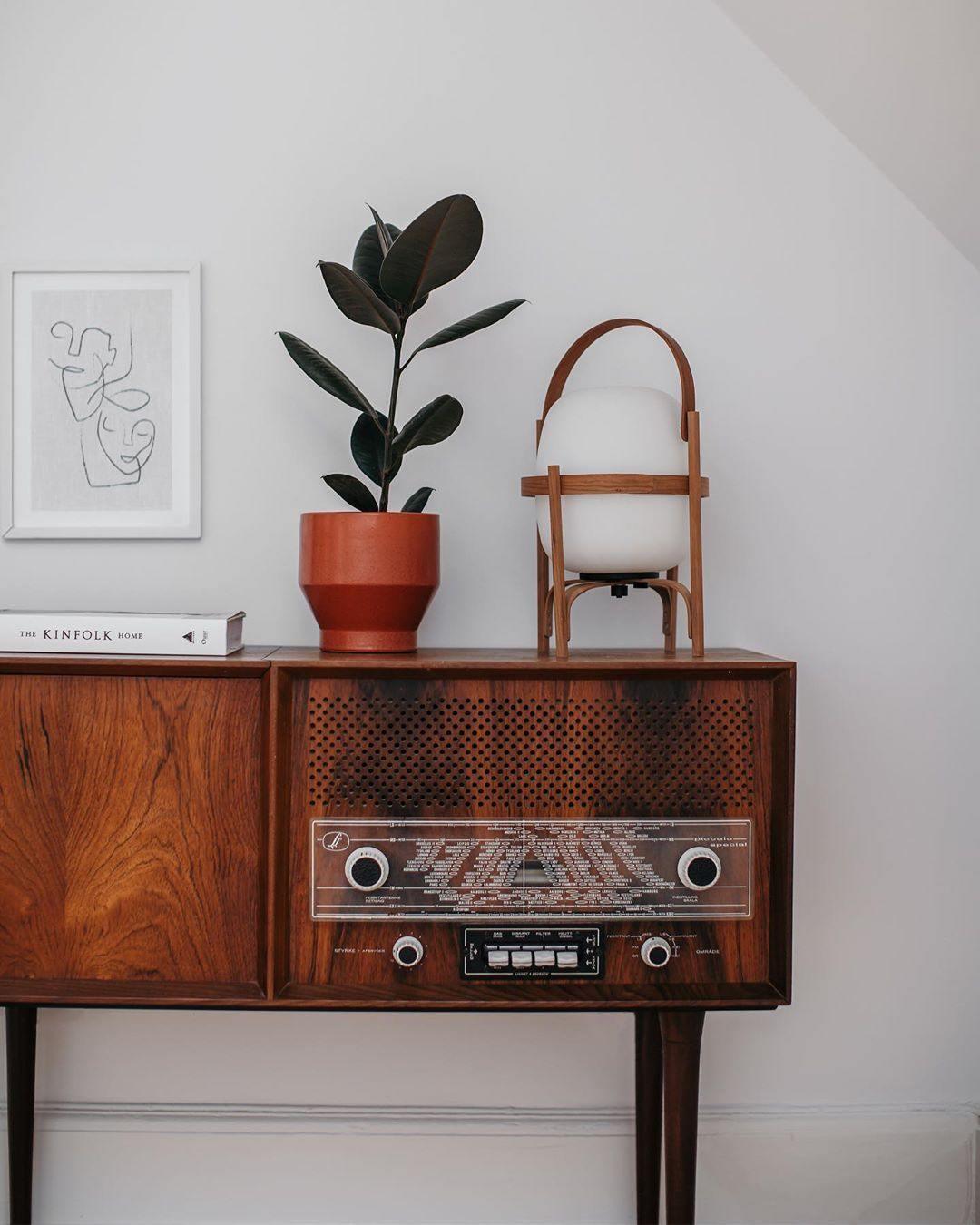 Lethra Wood Glass Table Lamp - Letslighting