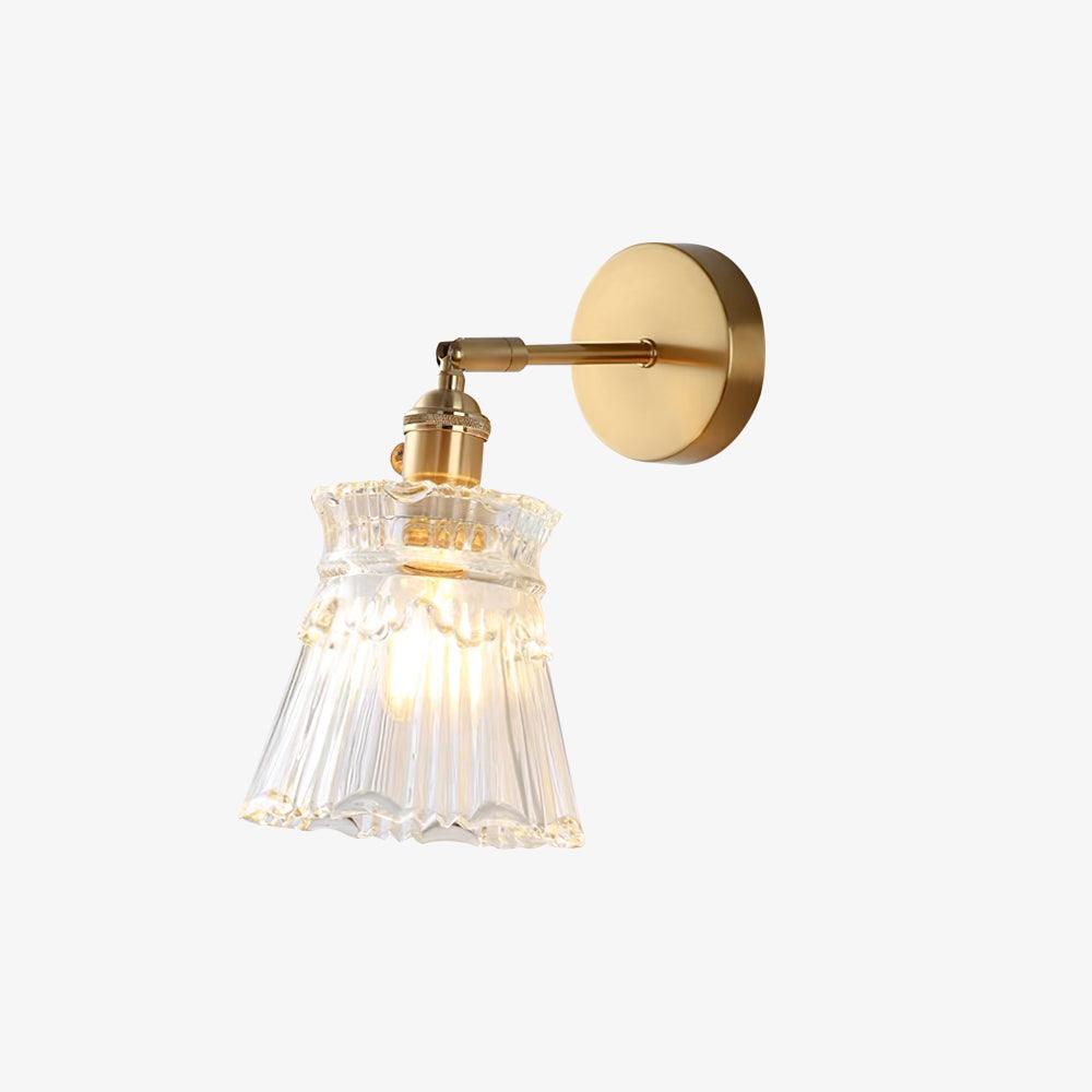 Lustra Wall Lamp Flared Crystal Classic - Letslighting