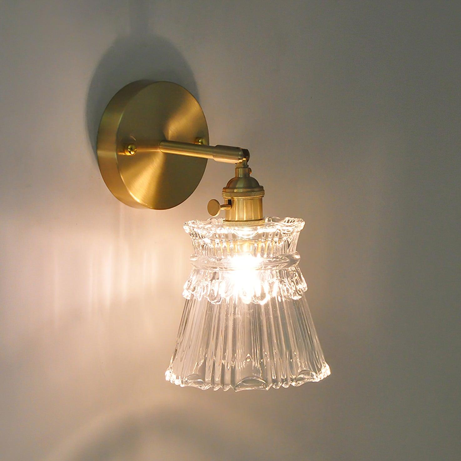 Lustra Wall Lamp Flared Crystal Classic - Letslighting