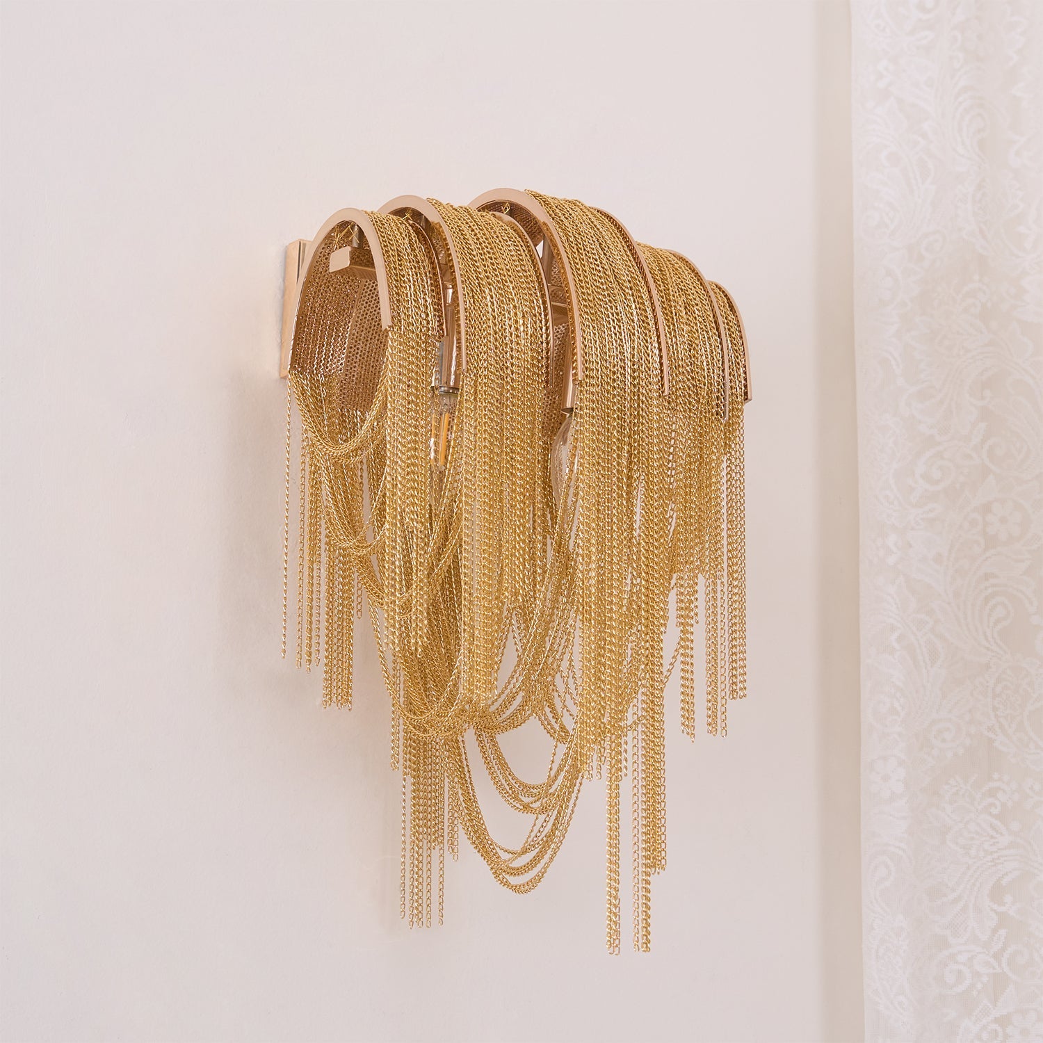 Chains Postmodern Luxury Tassel Wall Lamp - Letslighting