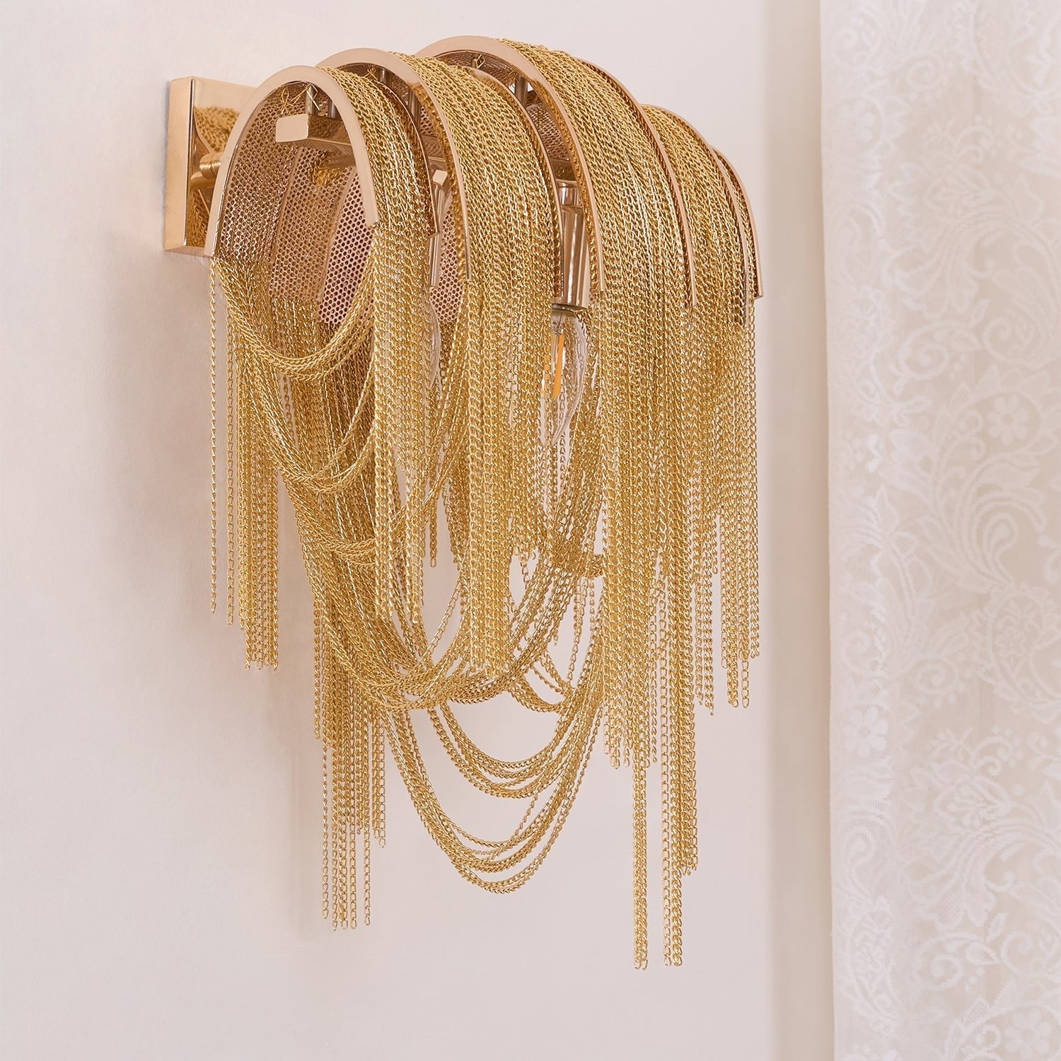 Chains Postmodern Luxury Tassel Wall Lamp - Letslighting