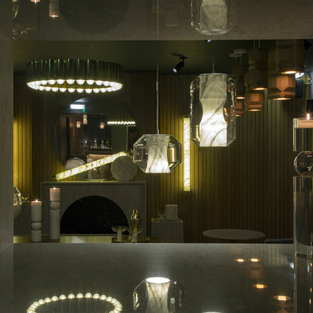 Allirila Modern Minimalist Alabaster Glass Pendant Lamp - Letslighting