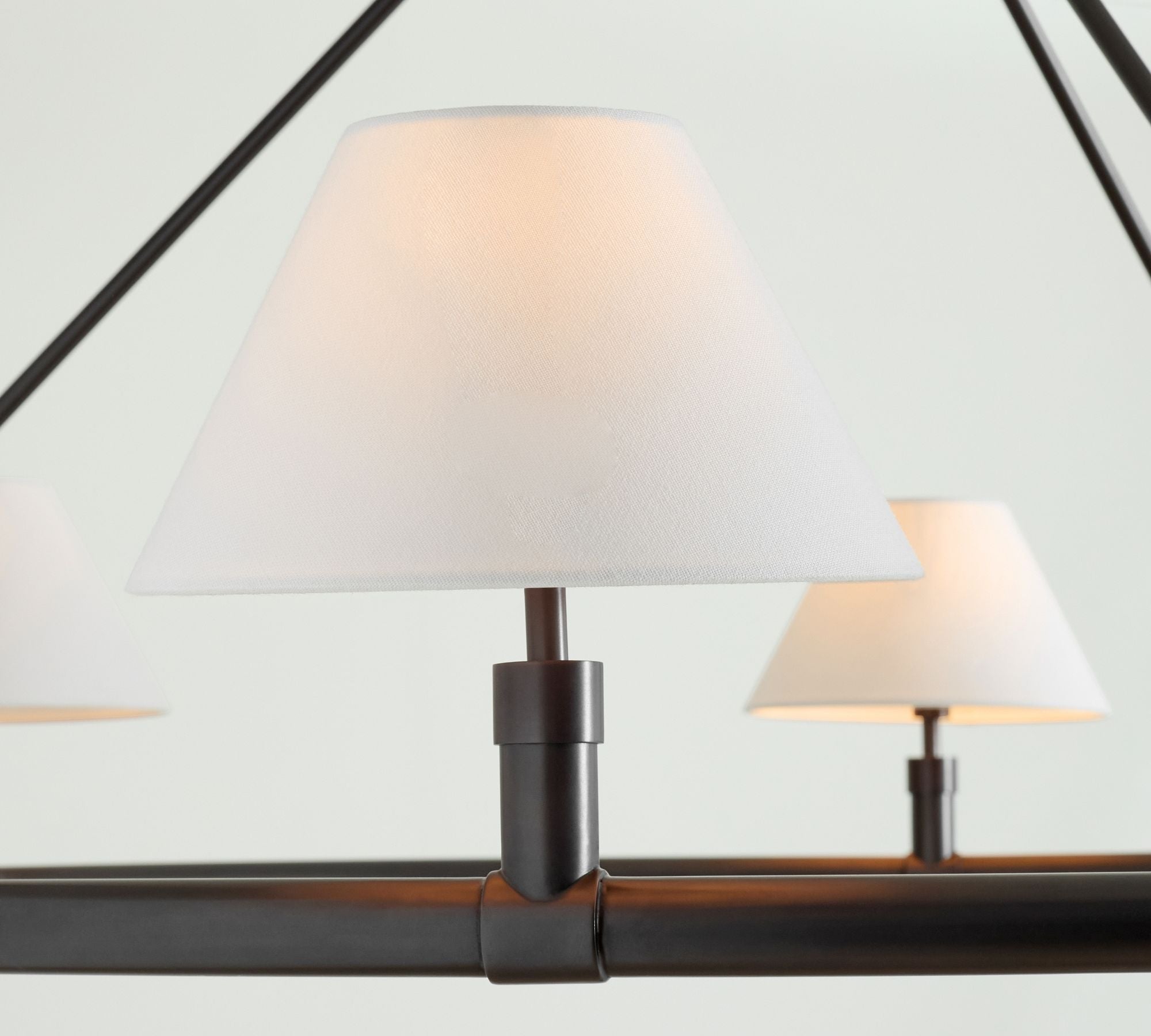 Lymara Vintage Industrial Robert Fabric Chandelier - Letslighting