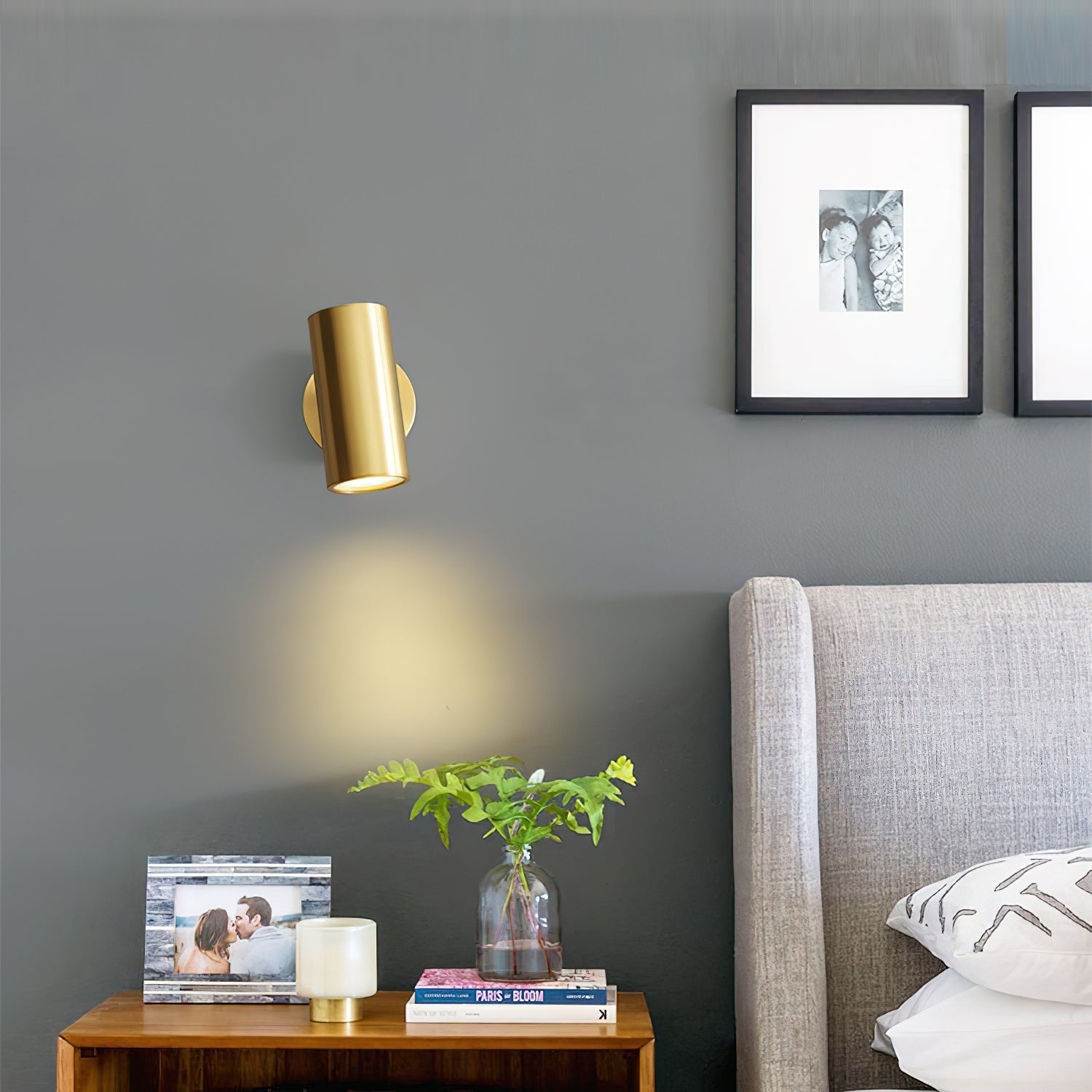Frost Modern Minimalist Brass Sconce Wall Lamp - Letslighting