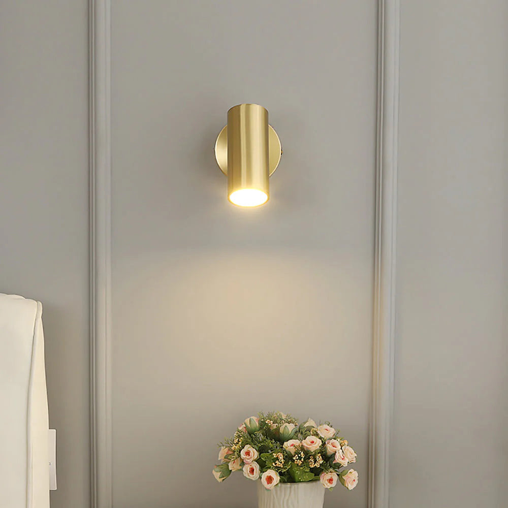 Frost Modern Minimalist Brass Sconce Wall Lamp - Letslighting
