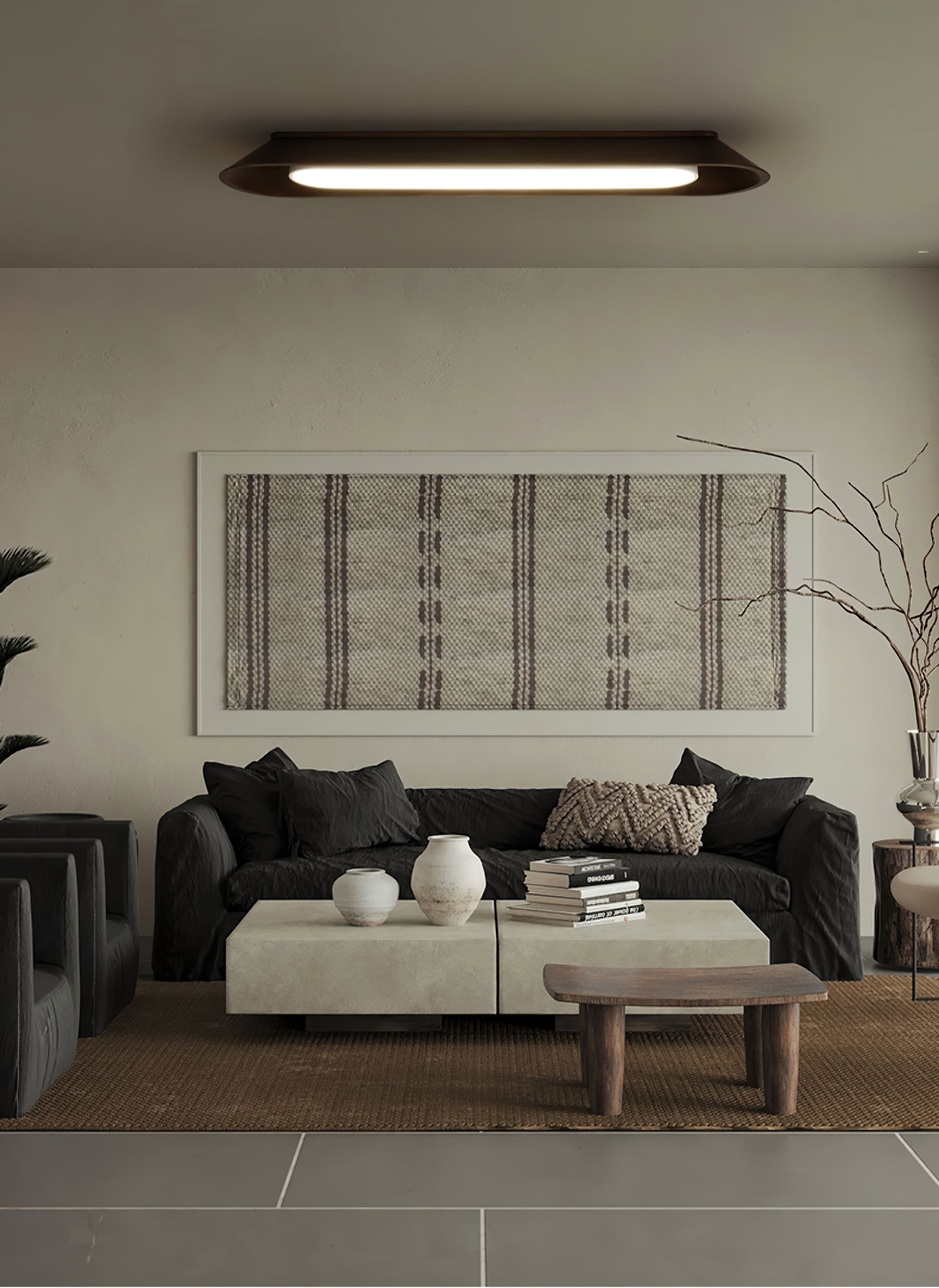 Icarira Modern Minimalist Channel Ceiling Lamp - Letslighting