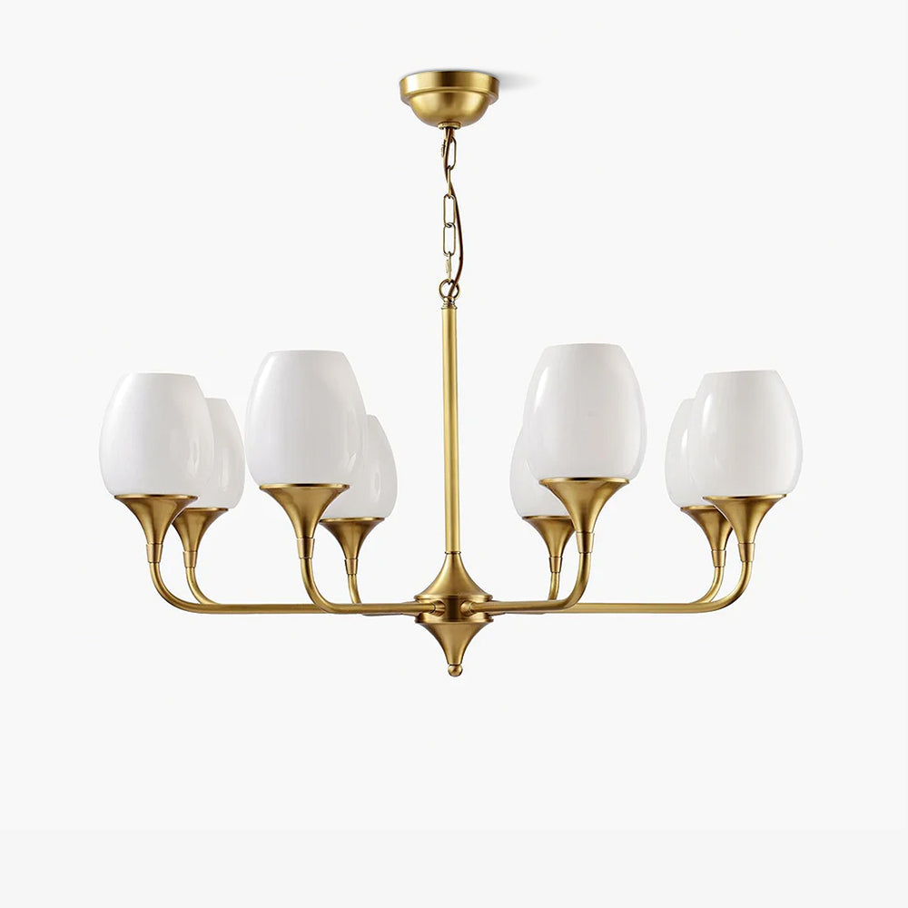 Gleam Elegant Brass Chandelier - Letslighting
