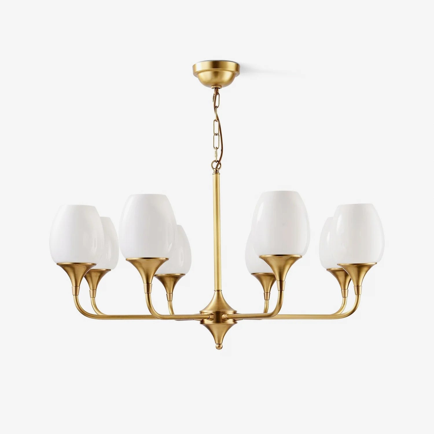 Gleam Elegant Brass Chandelier - Letslighting