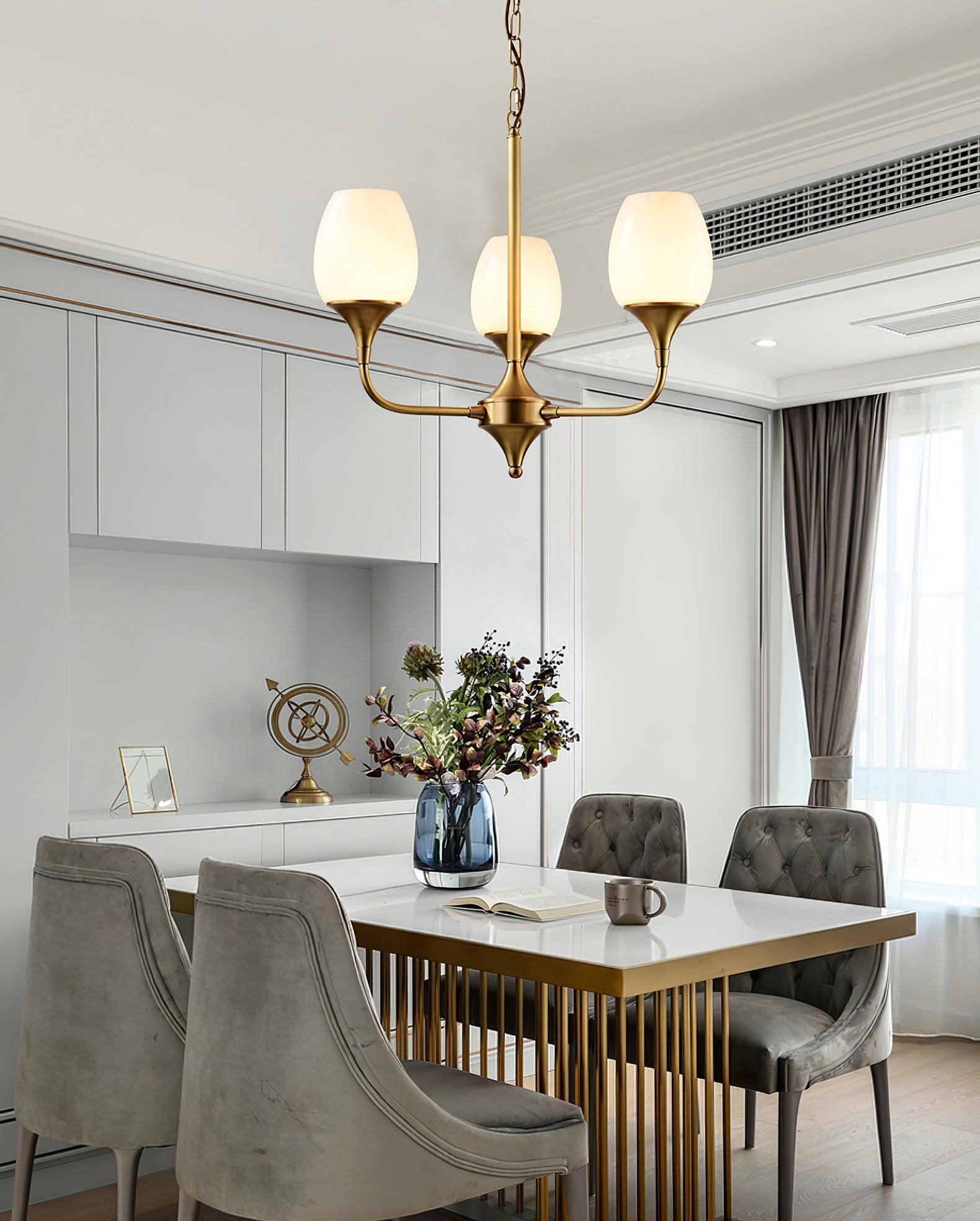 Gleam Elegant Brass Chandelier - Letslighting