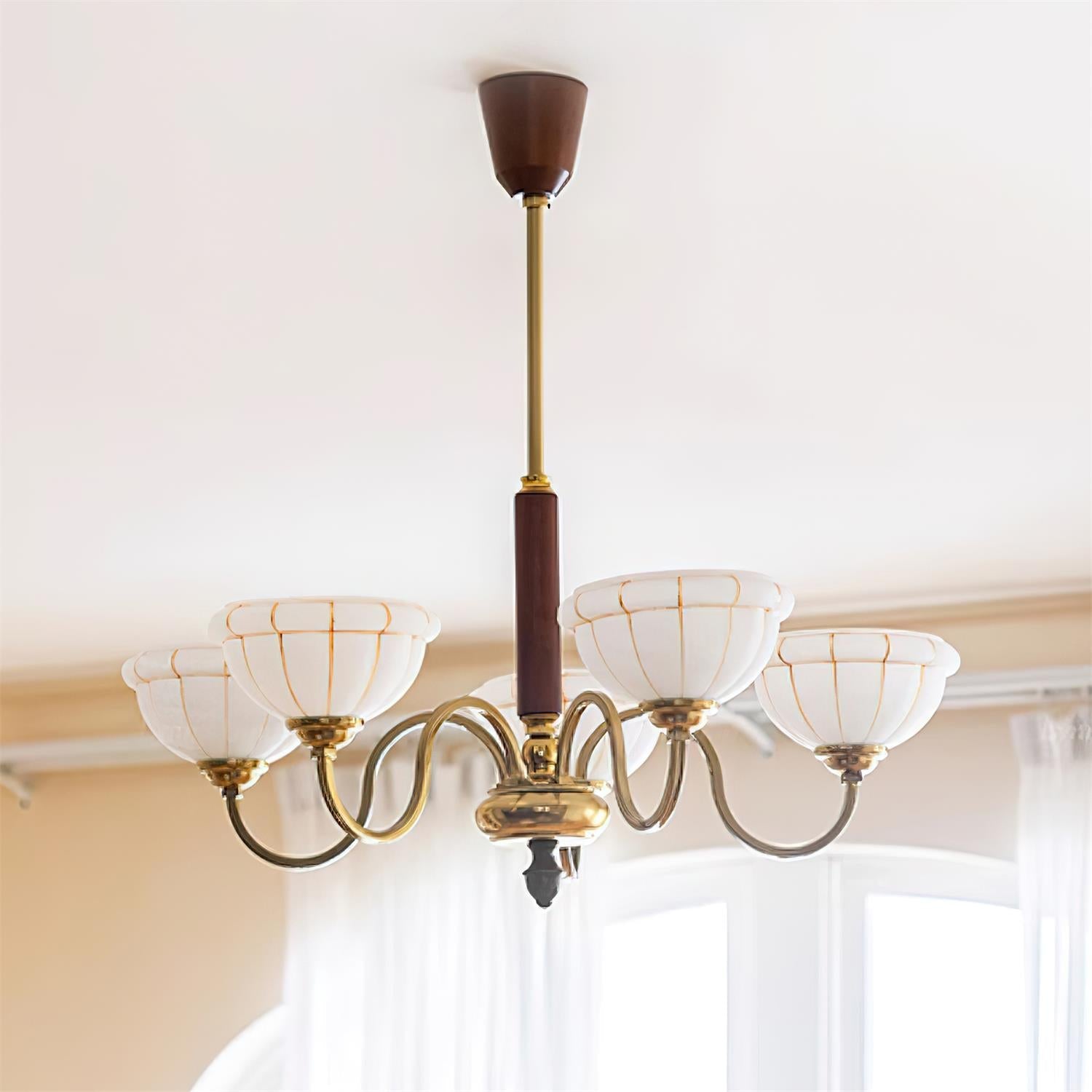 Charlie Chandelier Glass Flower Curved - Letslighting