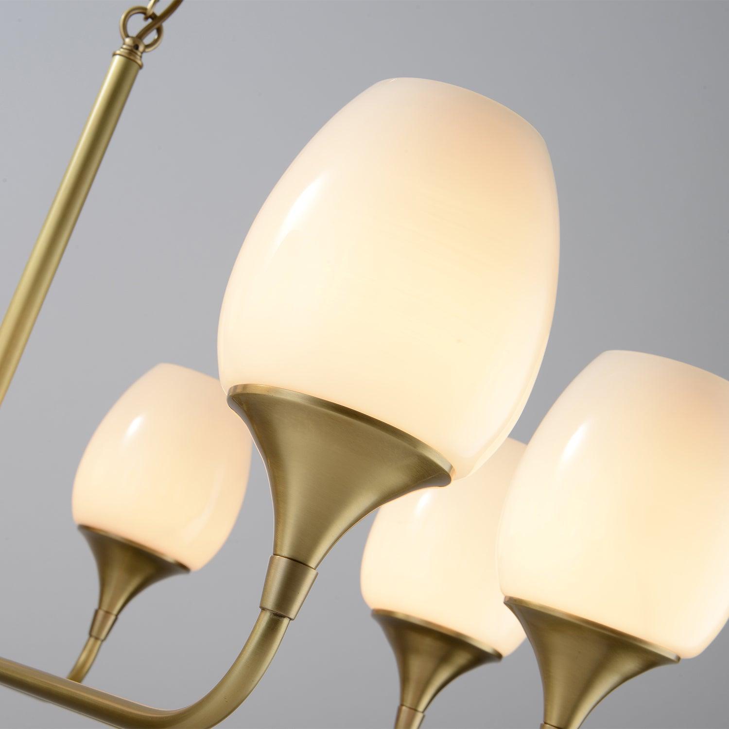 Gleam Elegant Brass Chandelier - Letslighting