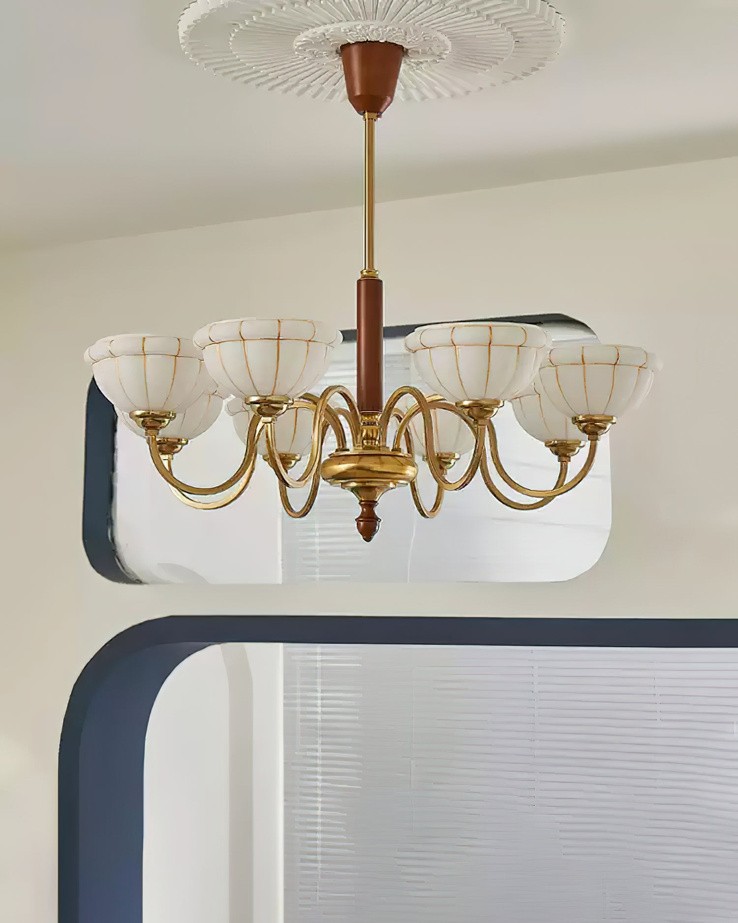 Charlie Chandelier Glass Flower Curved - Letslighting