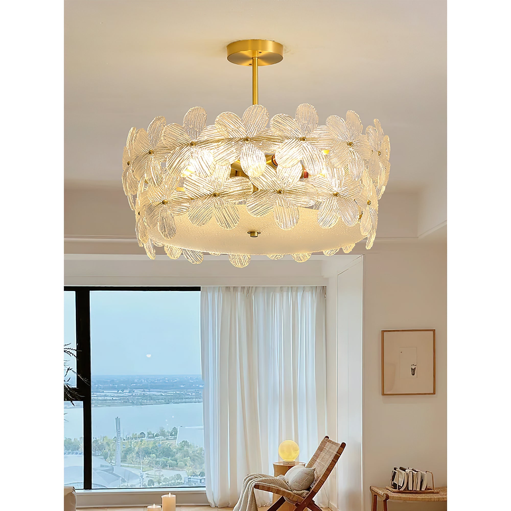 Kite Postmodern Luxury Art Unique Glass Chandelier - Letslighting