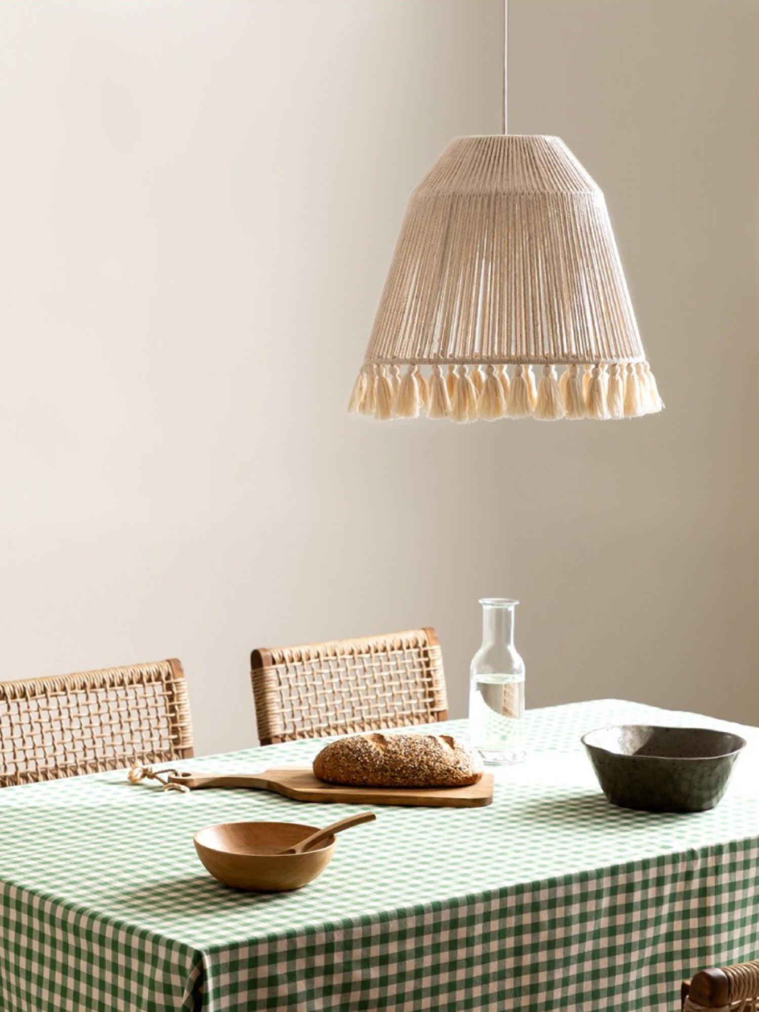 Alsolia Traditional Tassel Rope Pendant Light - Letslighting