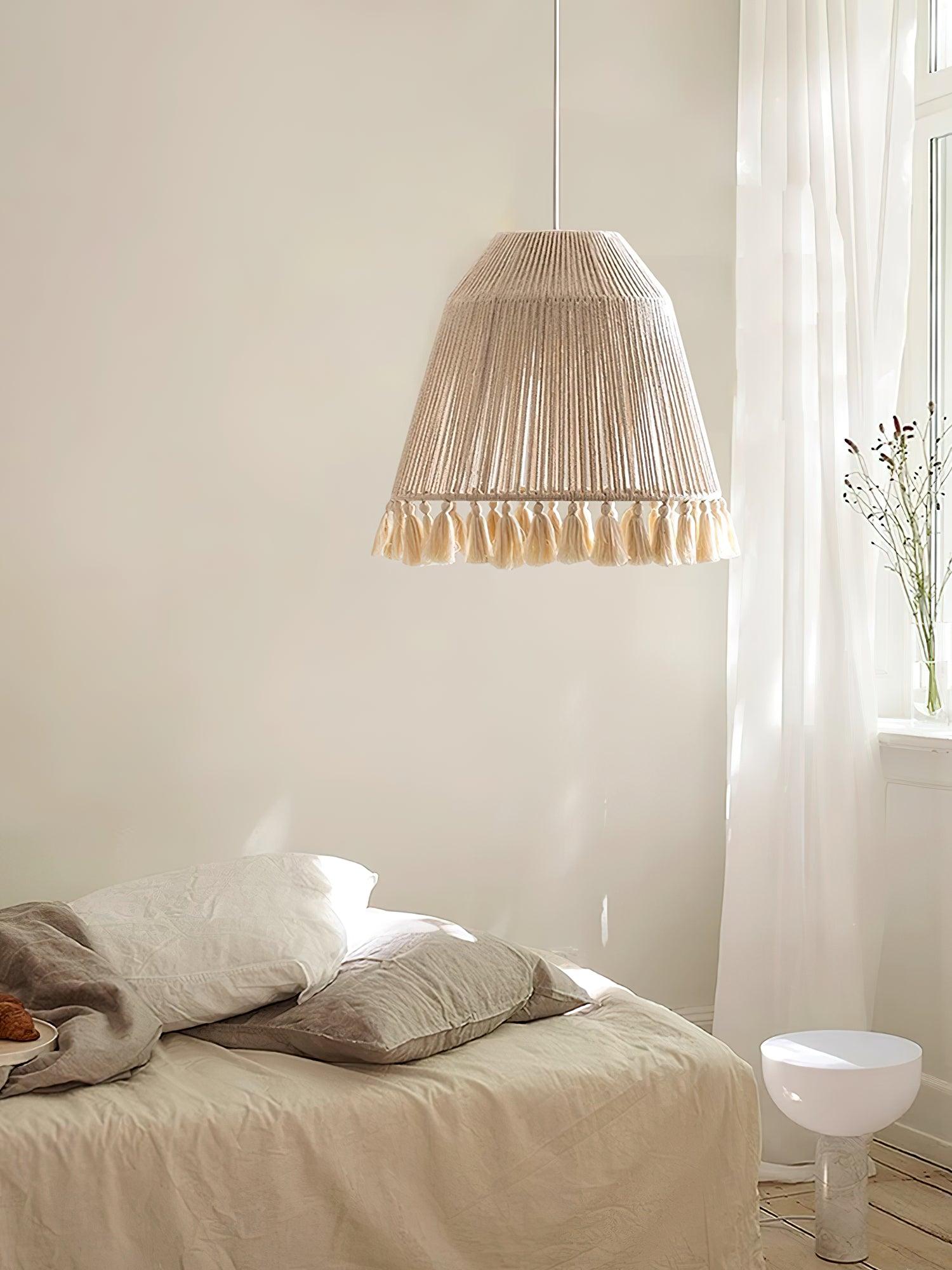Alsolia Traditional Tassel Rope Pendant Light - Letslighting