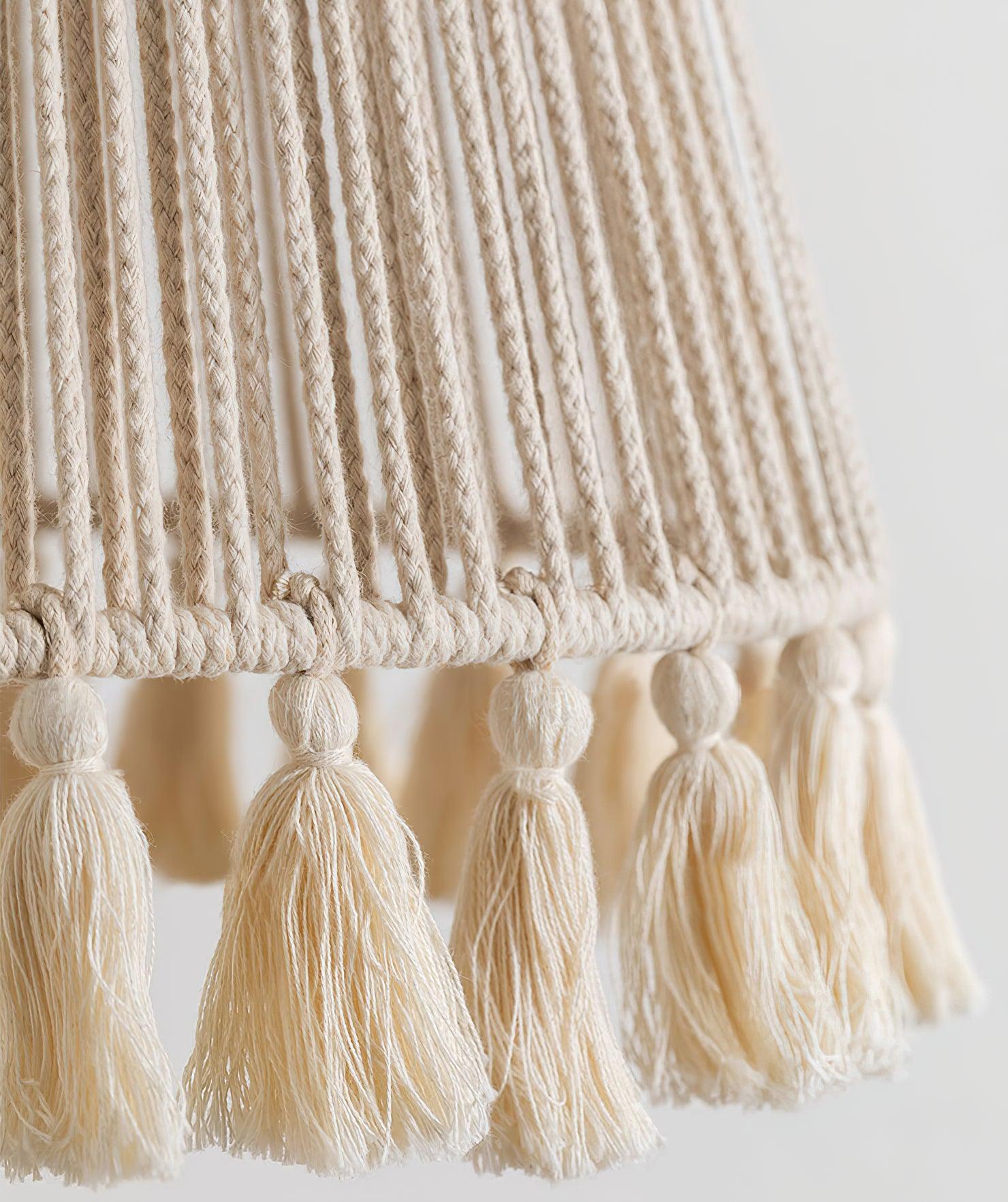 Alsolia Traditional Tassel Rope Pendant Light - Letslighting
