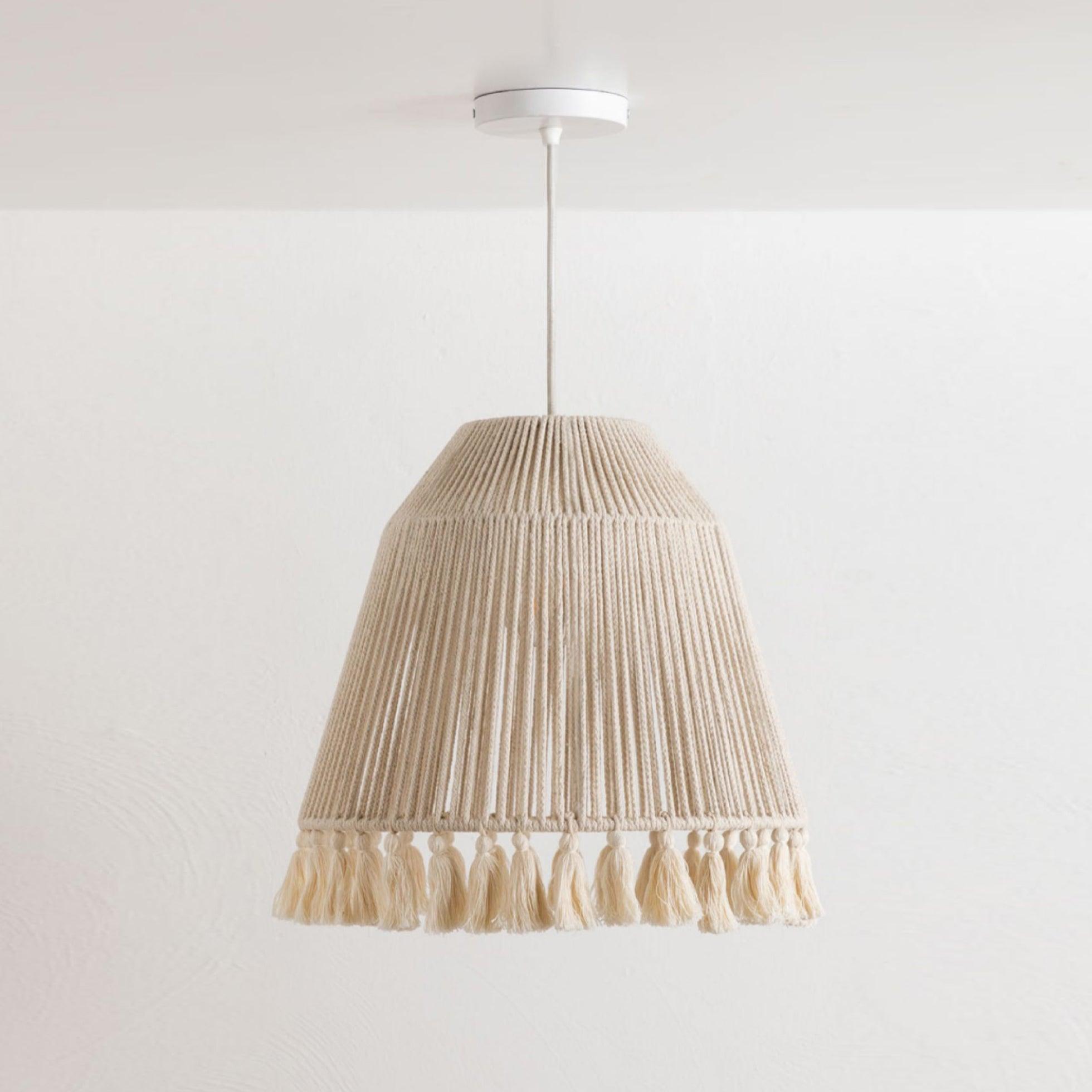 Alsolia Traditional Tassel Rope Pendant Light - Letslighting