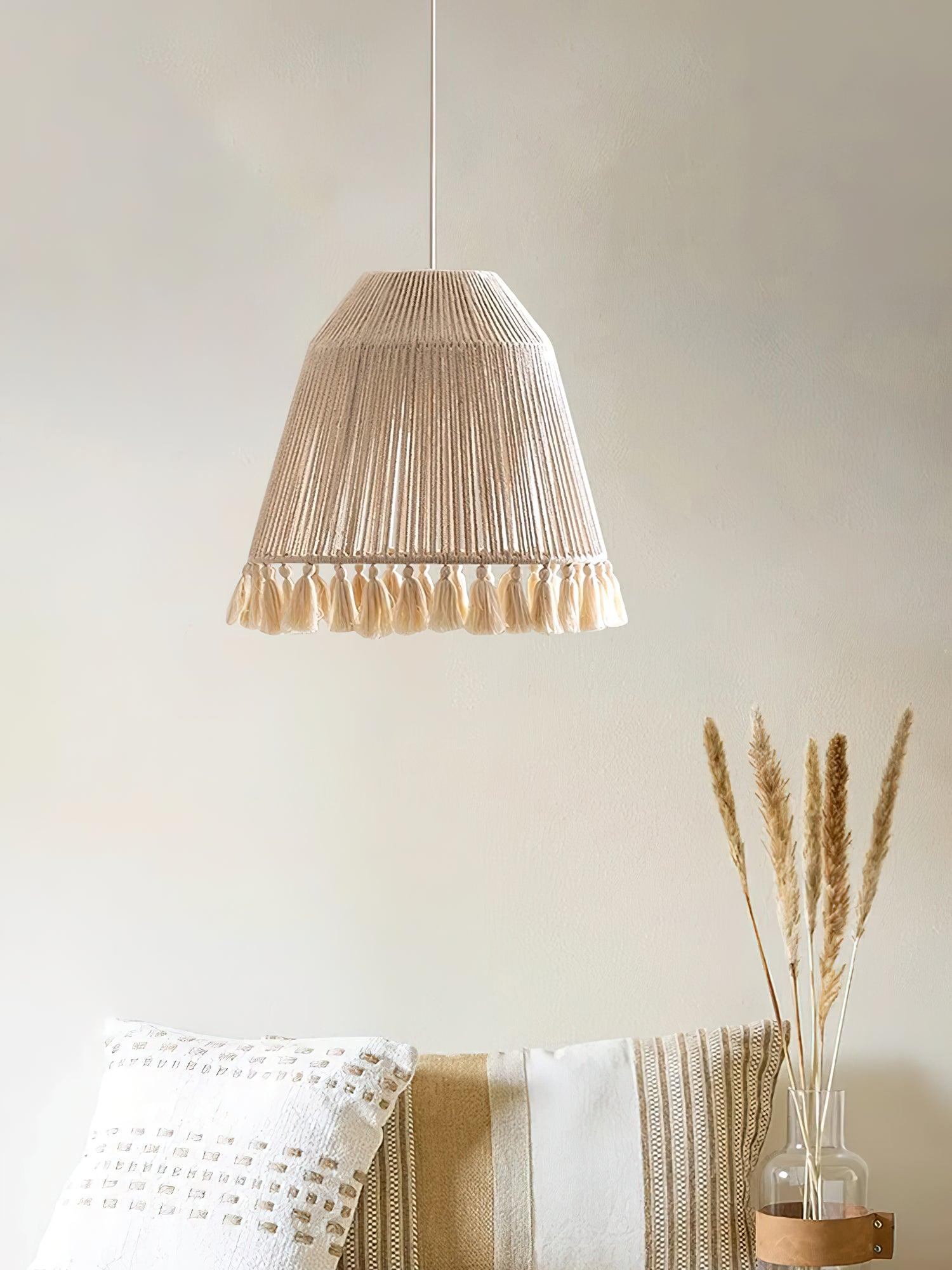 Alsolia Traditional Tassel Rope Pendant Light - Letslighting