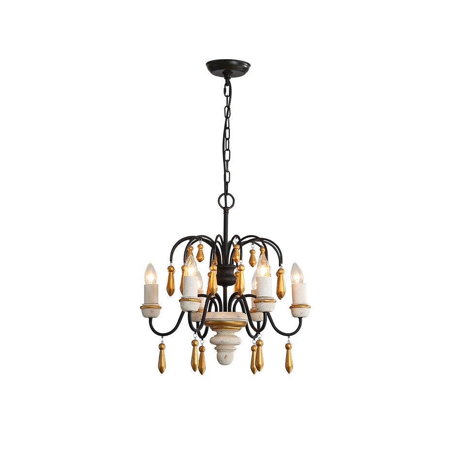 Niche Vintage Nobles Wooden Chandelier - Letslighting