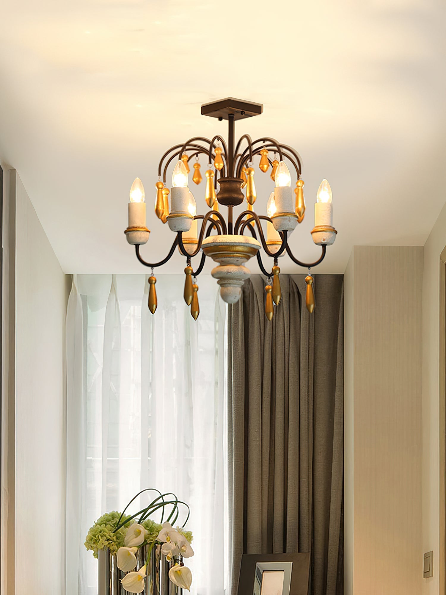 Niche Vintage Nobles Wooden Chandelier - Letslighting