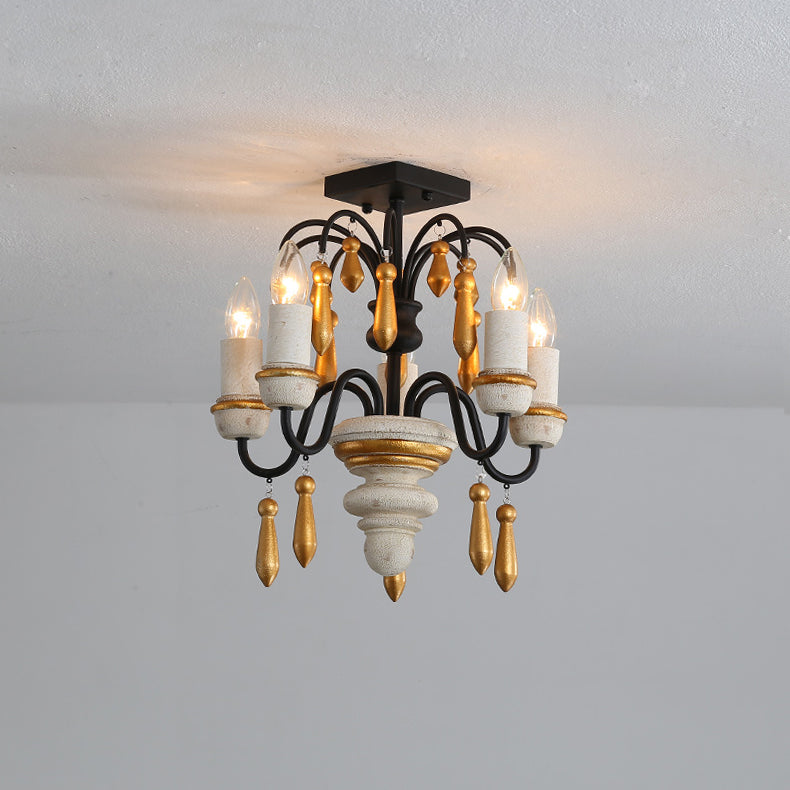 Niche Vintage Nobles Wooden Chandelier - Letslighting