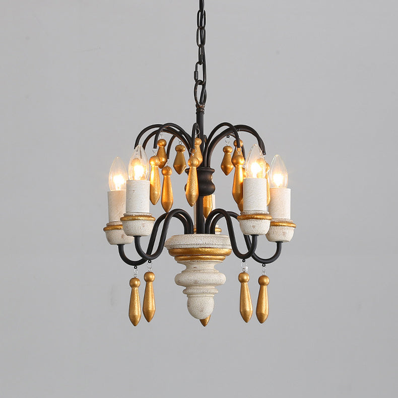 Niche Vintage Nobles Wooden Chandelier - Letslighting
