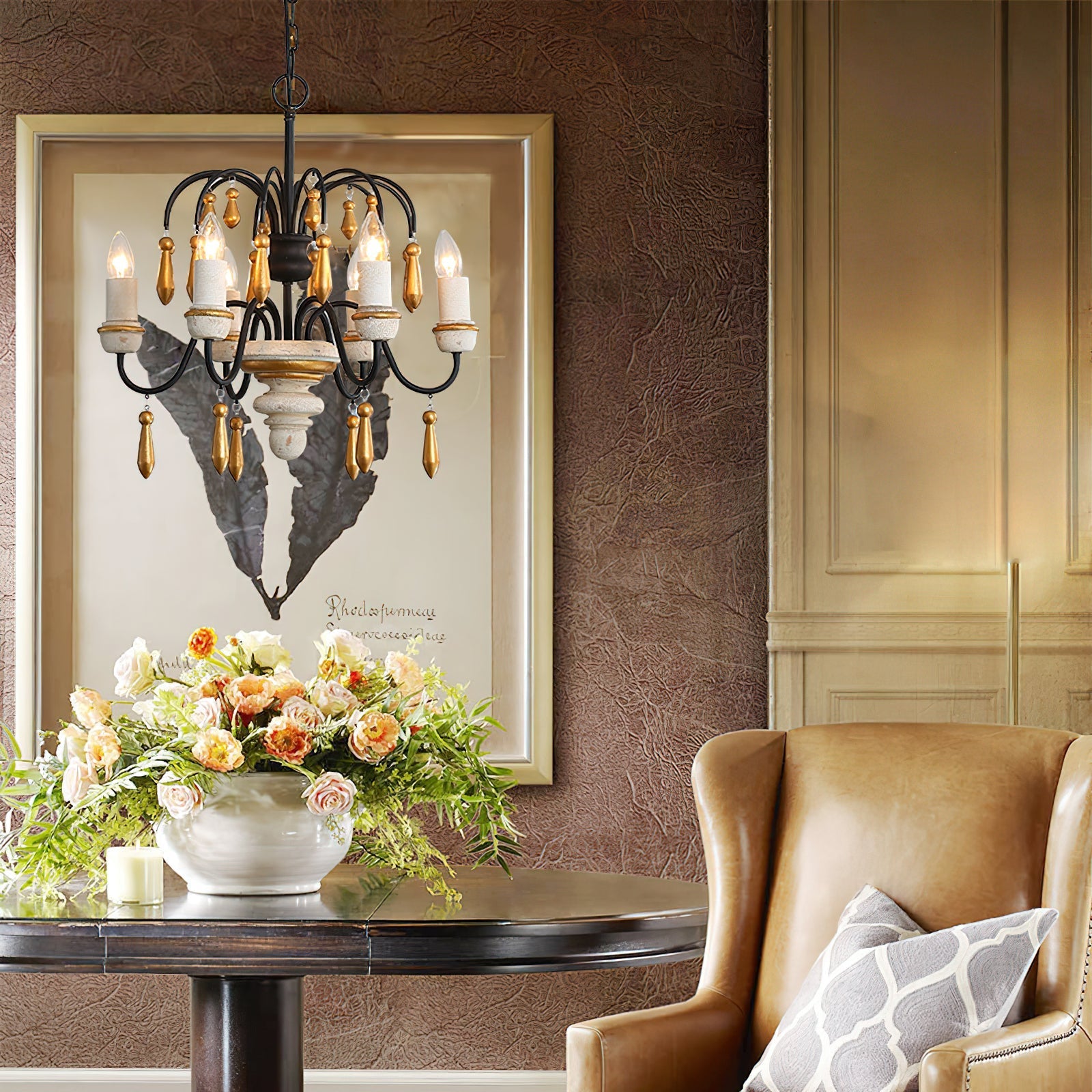 Niche Vintage Nobles Wooden Chandelier - Letslighting