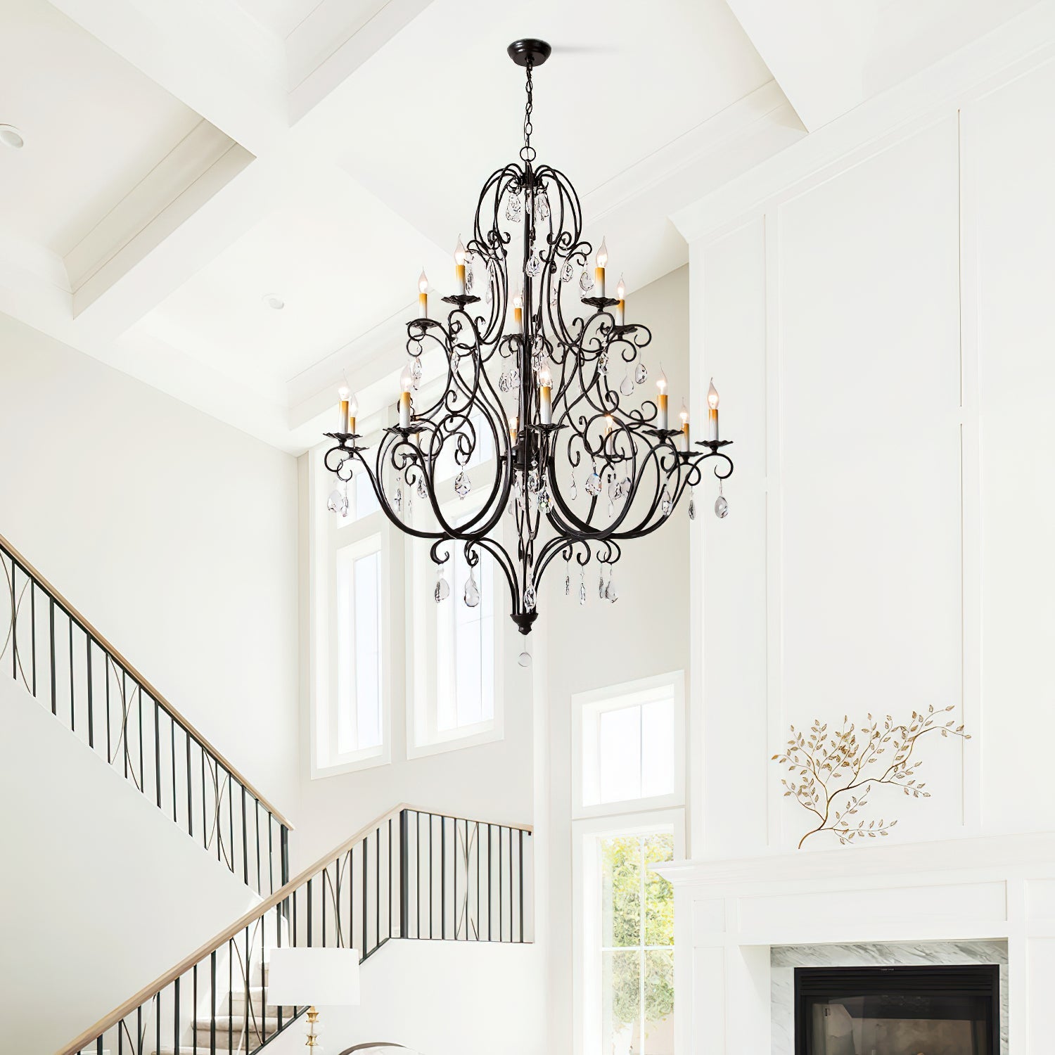 Blend Tiered Postmodern Luxury Crystal Chandelier - Letslighting