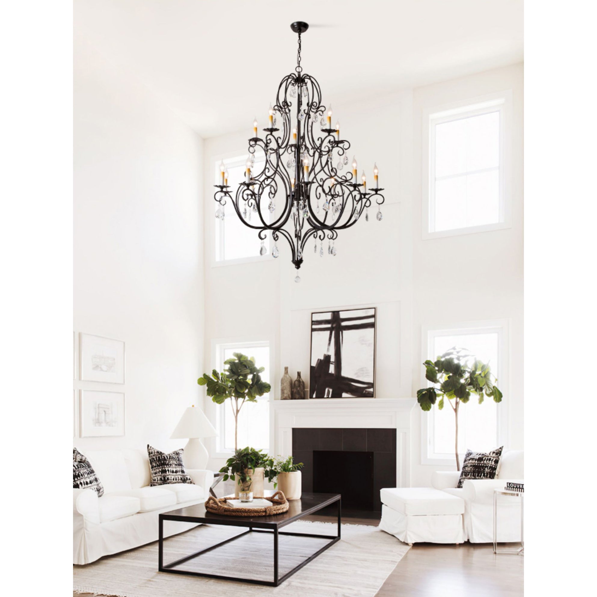 Blend Tiered Postmodern Luxury Crystal Chandelier - Letslighting