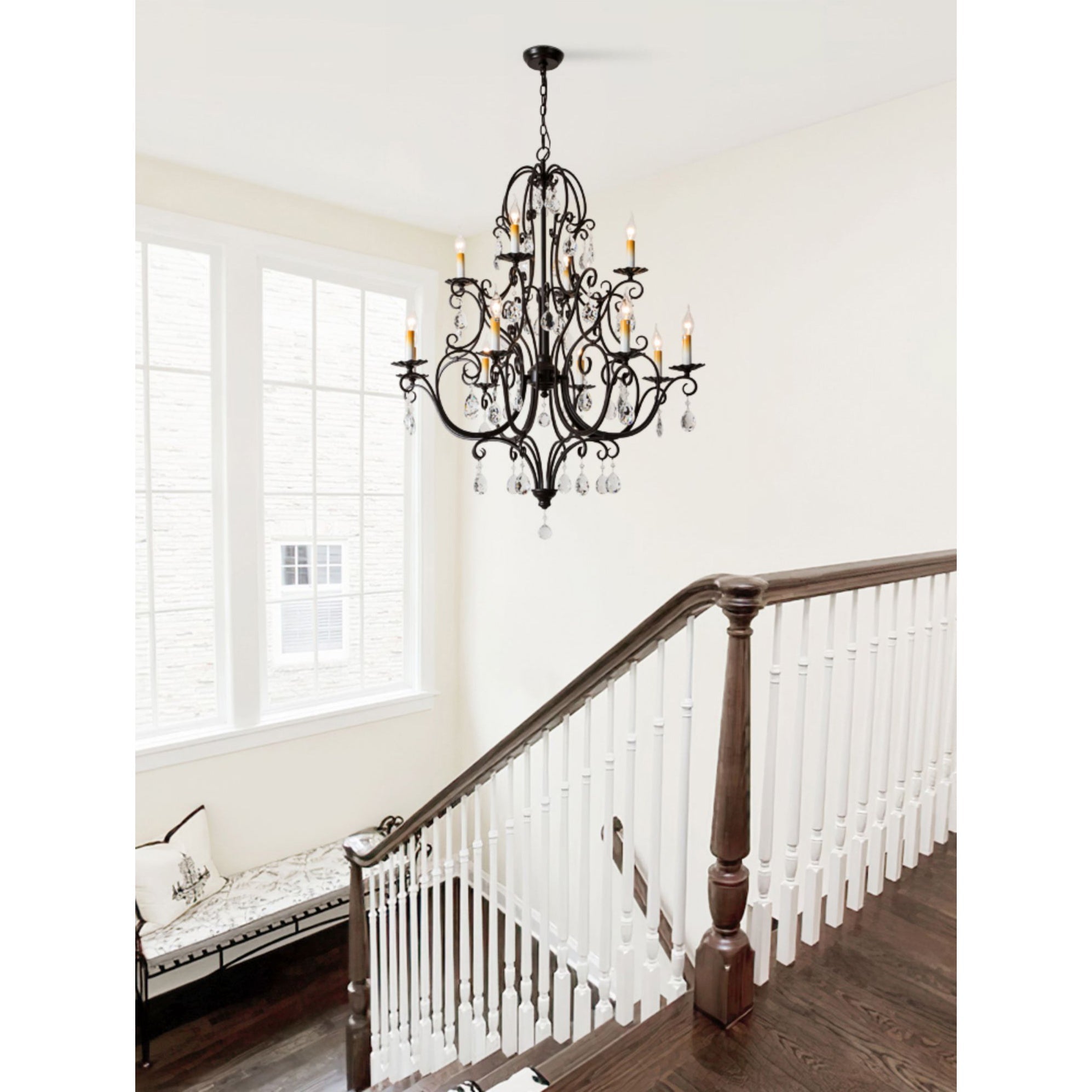 Blend Tiered Postmodern Luxury Crystal Chandelier - Letslighting