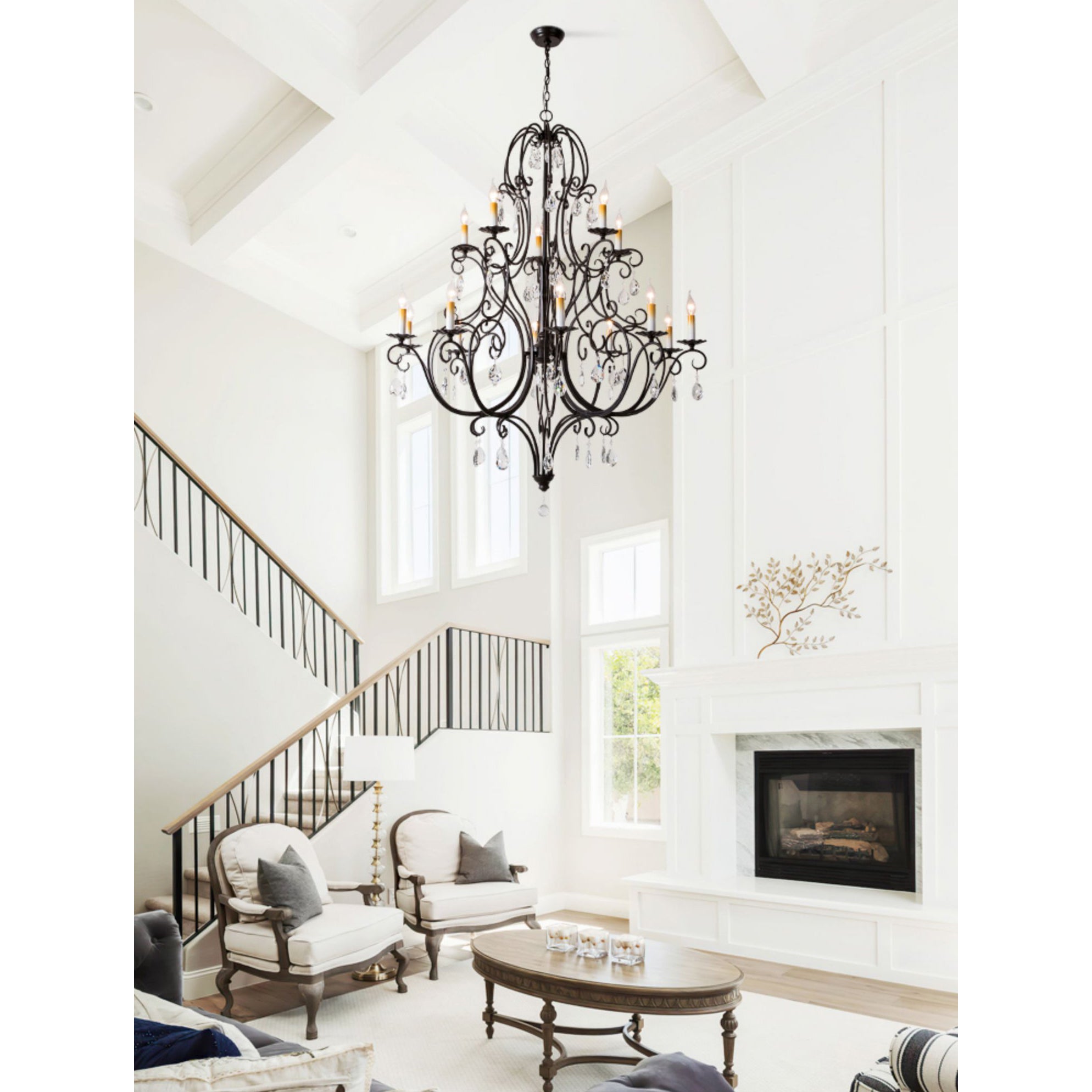 Blend Tiered Postmodern Luxury Crystal Chandelier - Letslighting