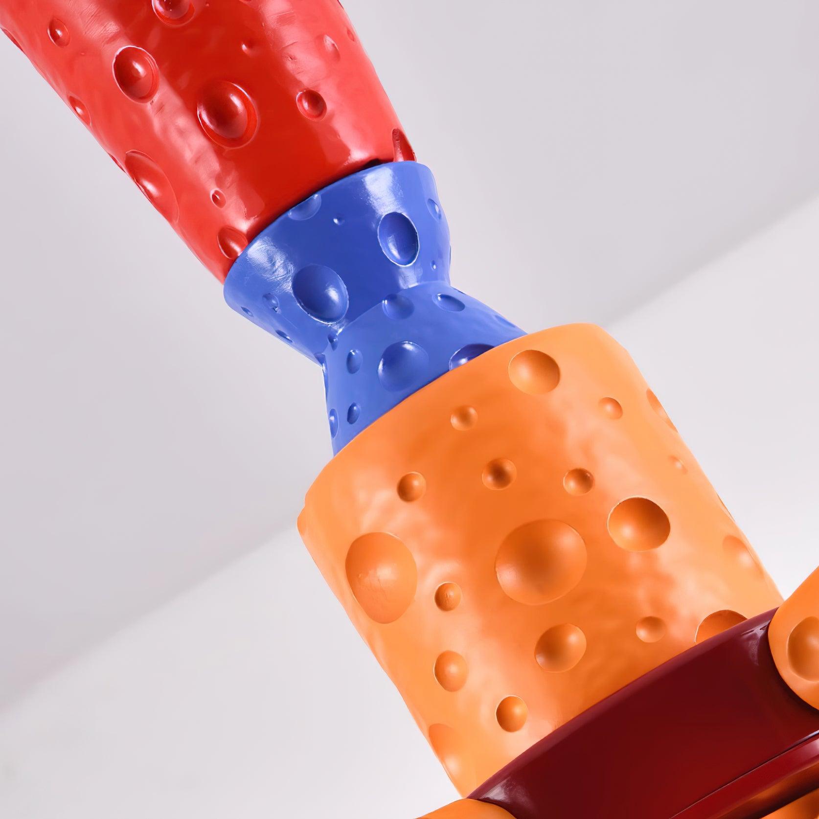 Cheese Chandelier Colorful Playful - Letslighting