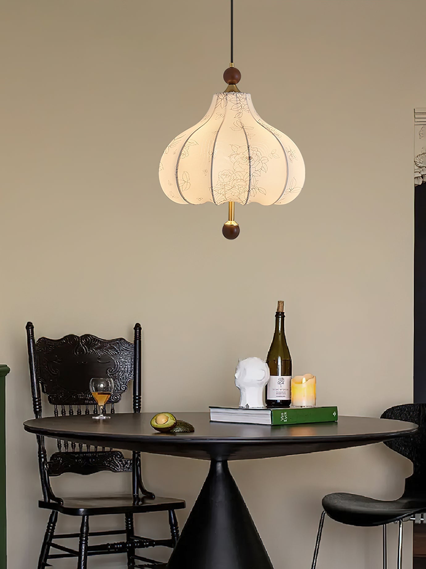 Petal Vintage Wood Pendant Lamp - Letslighting
