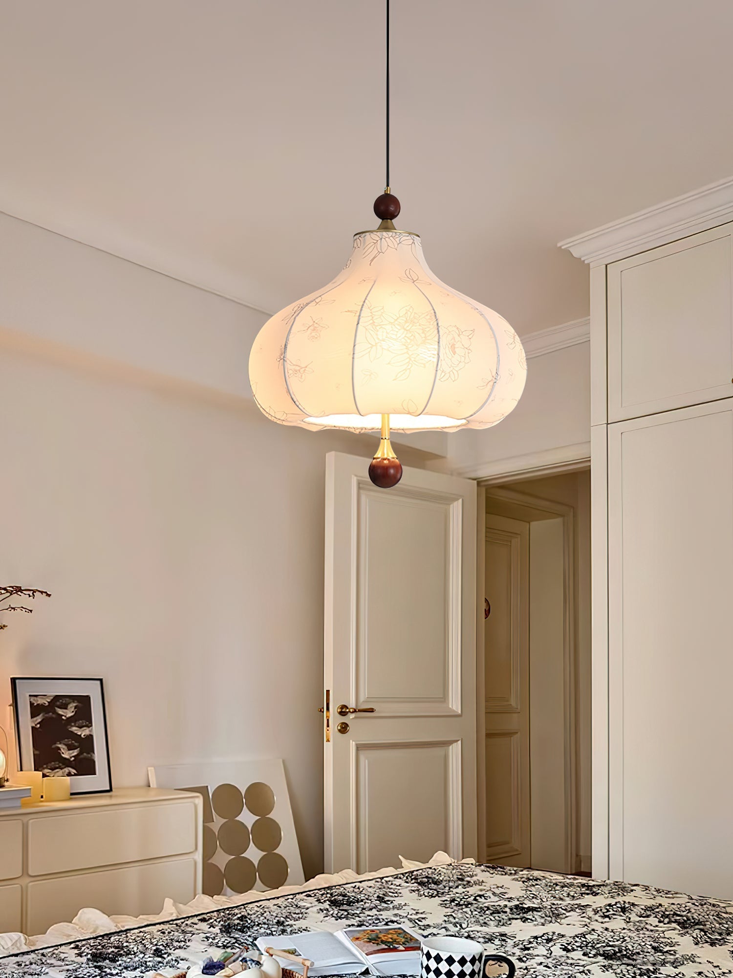 Petal Vintage Wood Pendant Lamp - Letslighting