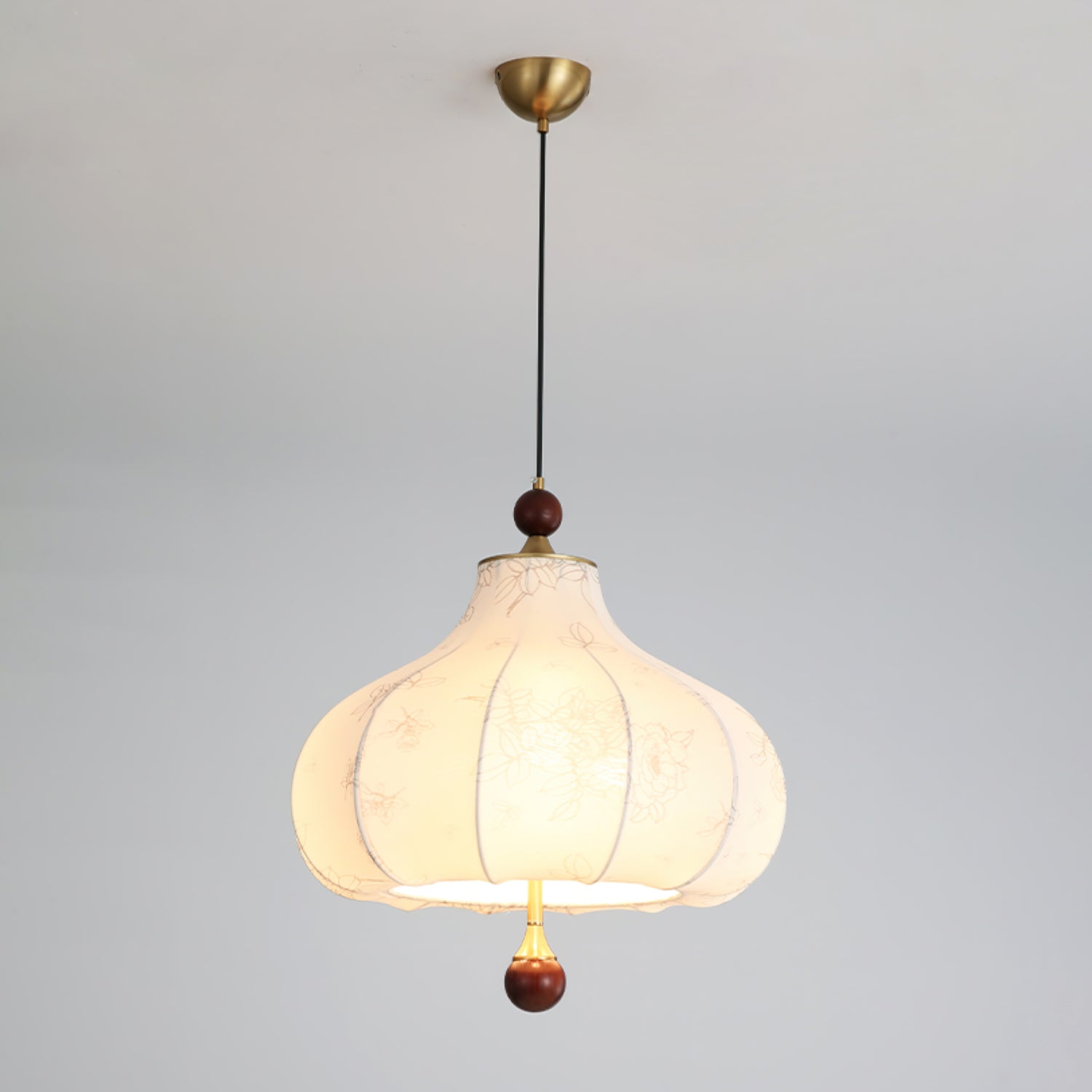 Petal Vintage Wood Pendant Lamp - Letslighting