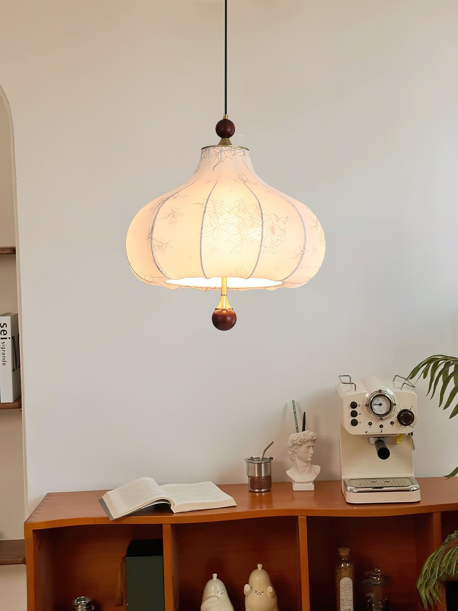 Petal Vintage Wood Pendant Lamp - Letslighting