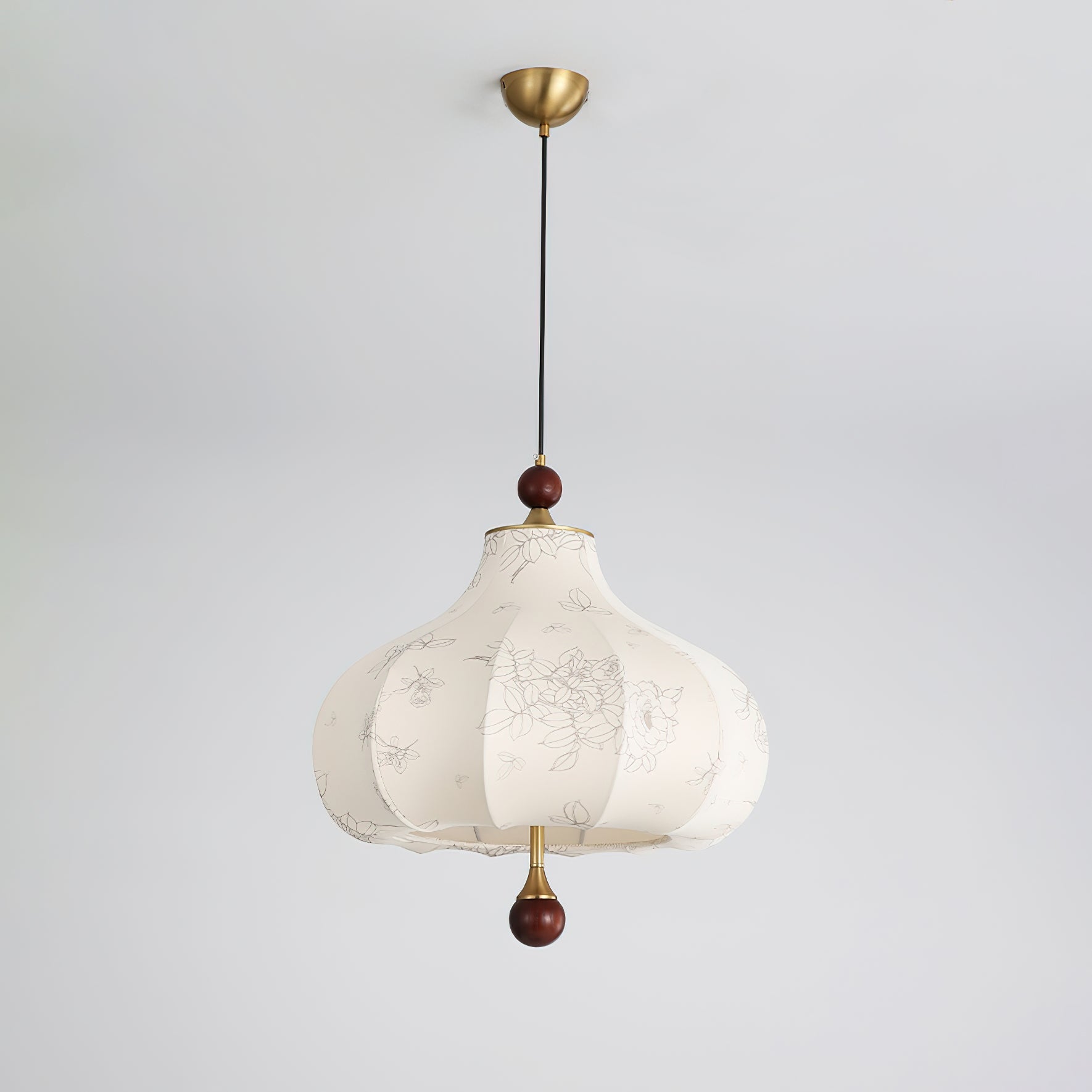 Petal Vintage Wood Pendant Lamp - Letslighting