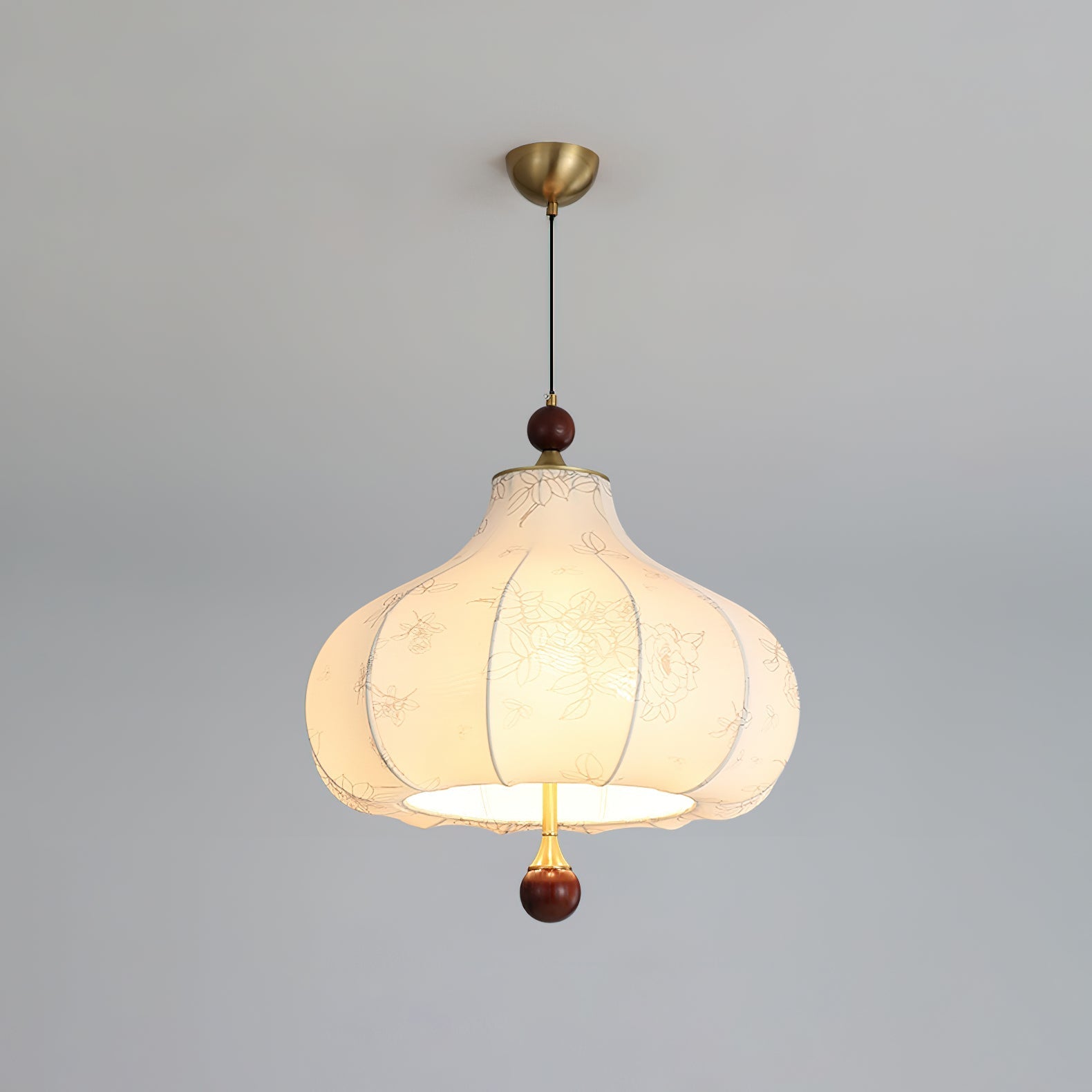 Petal Vintage Wood Pendant Lamp - Letslighting