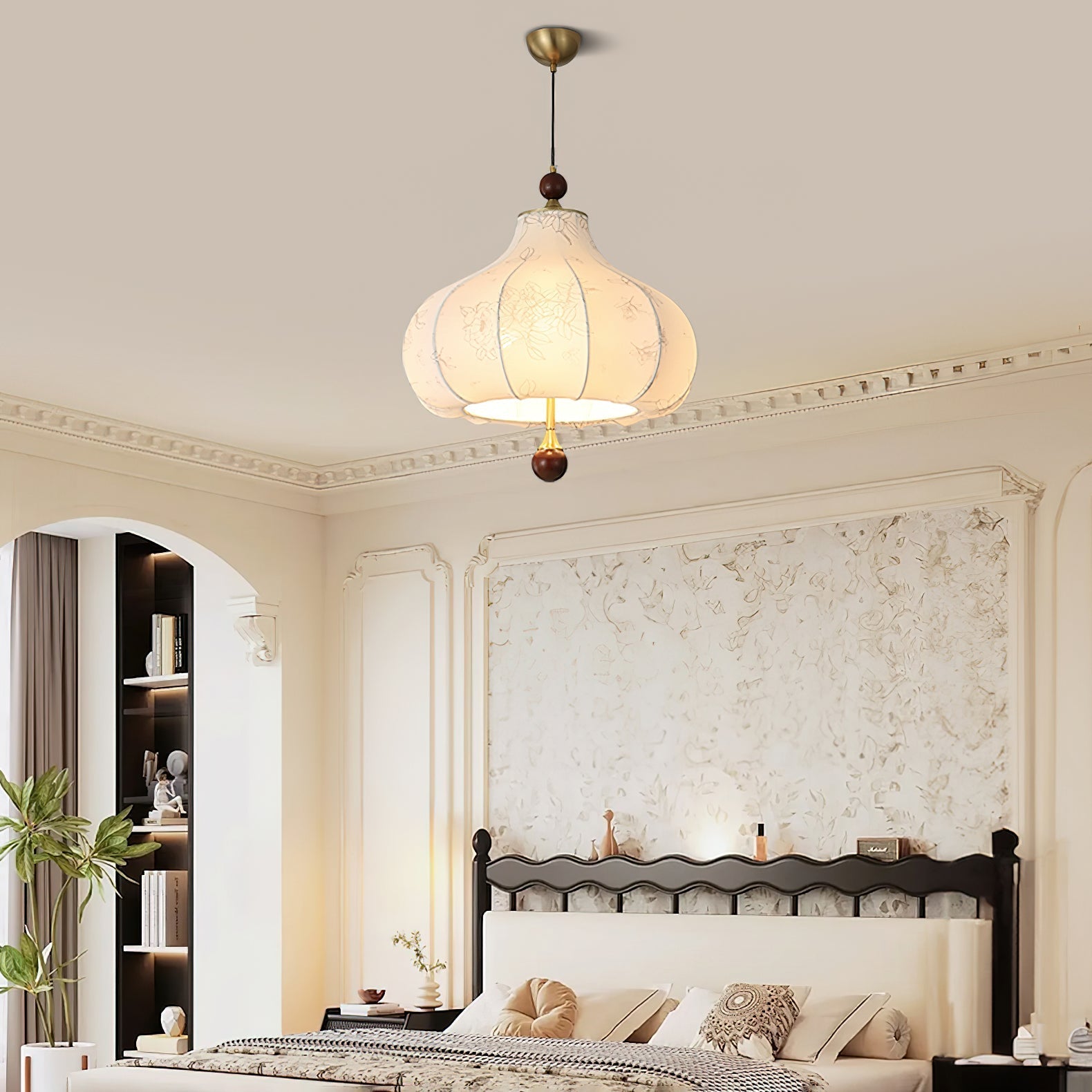 Petal Vintage Wood Pendant Lamp - Letslighting