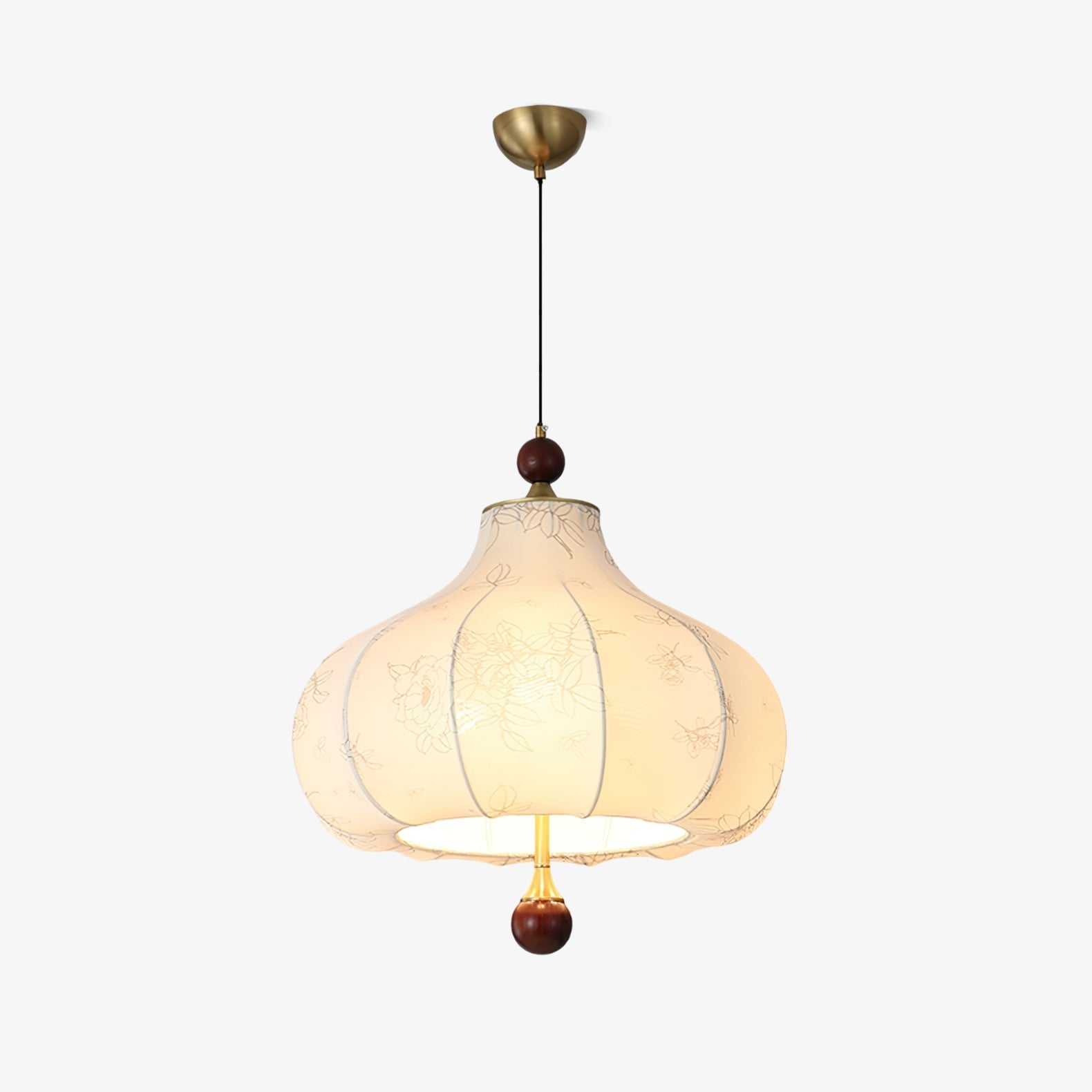 Petal Vintage Wood Pendant Lamp - Letslighting