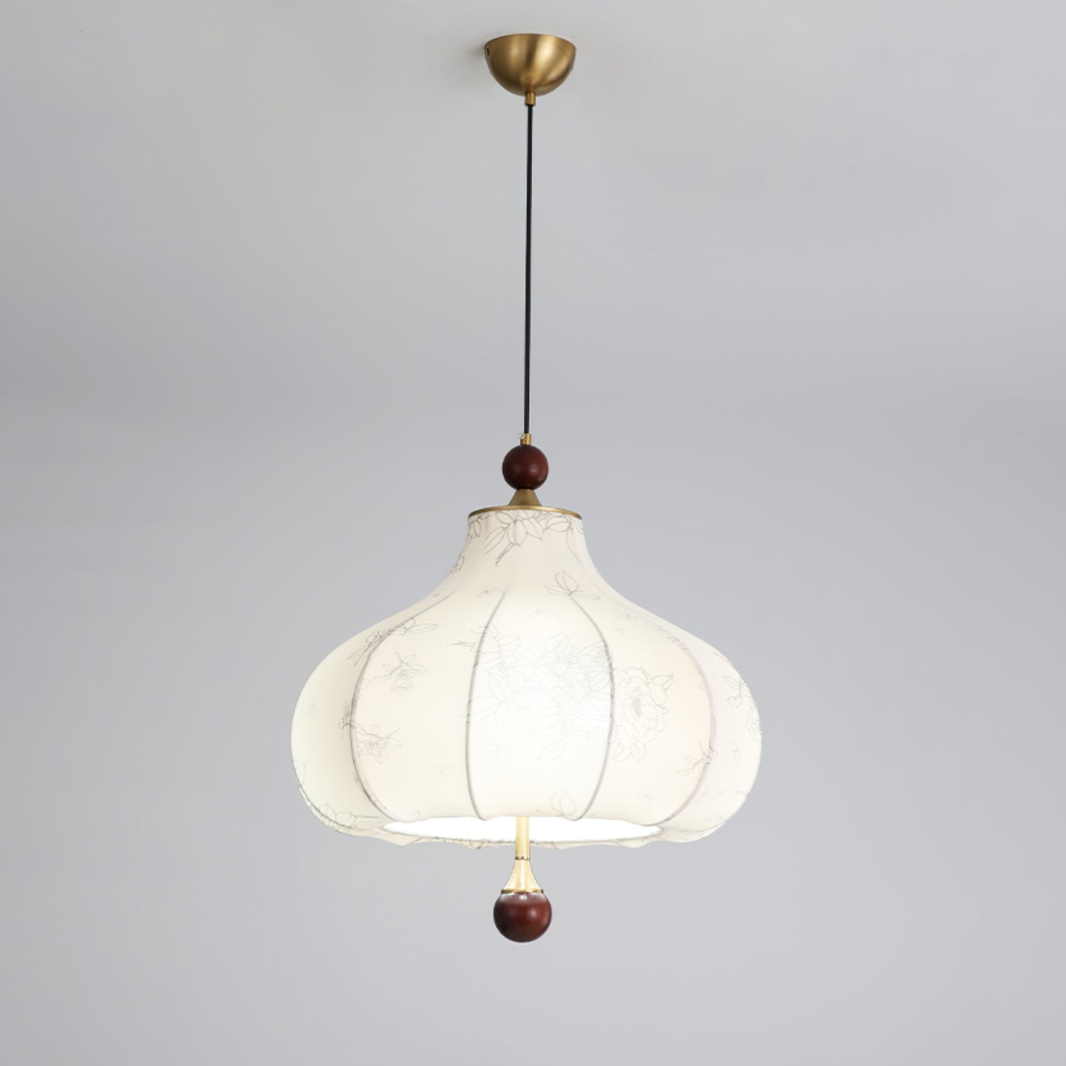 Petal Vintage Wood Pendant Lamp - Letslighting