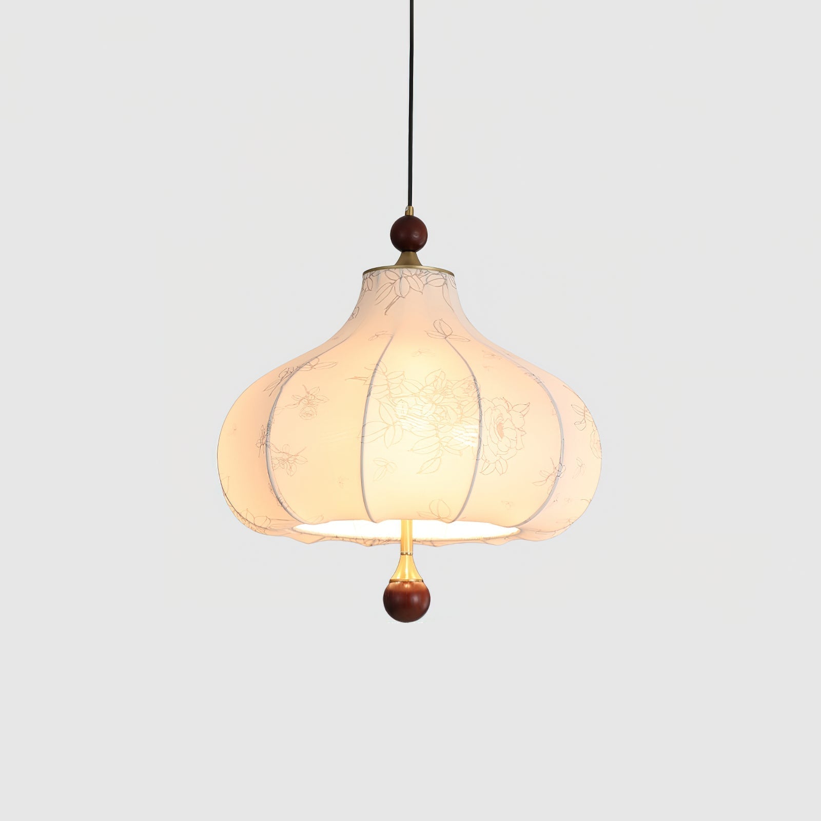 Petal Vintage Wood Pendant Lamp - Letslighting