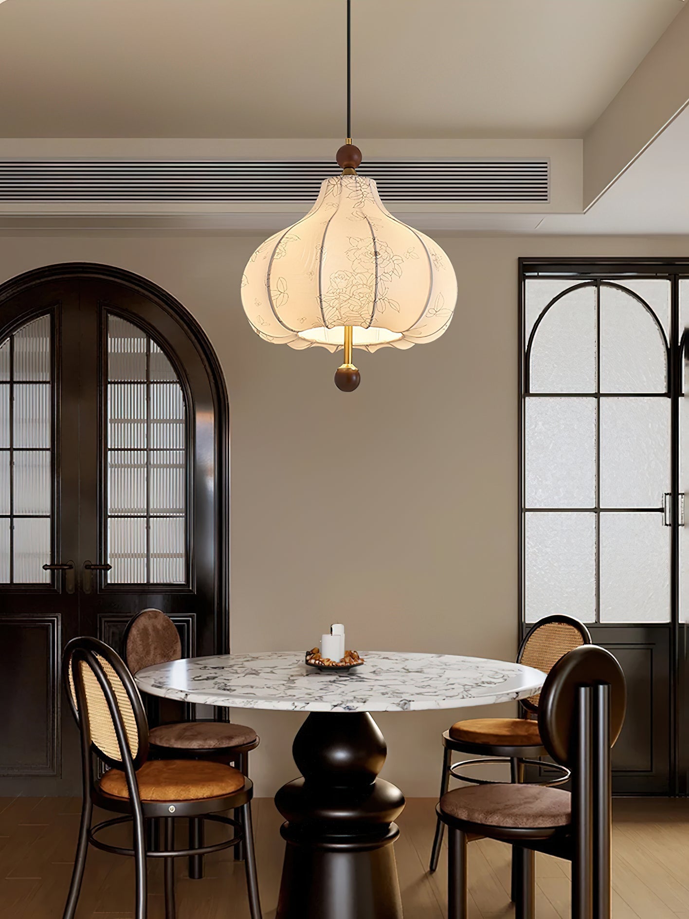 Petal Vintage Wood Pendant Lamp - Letslighting